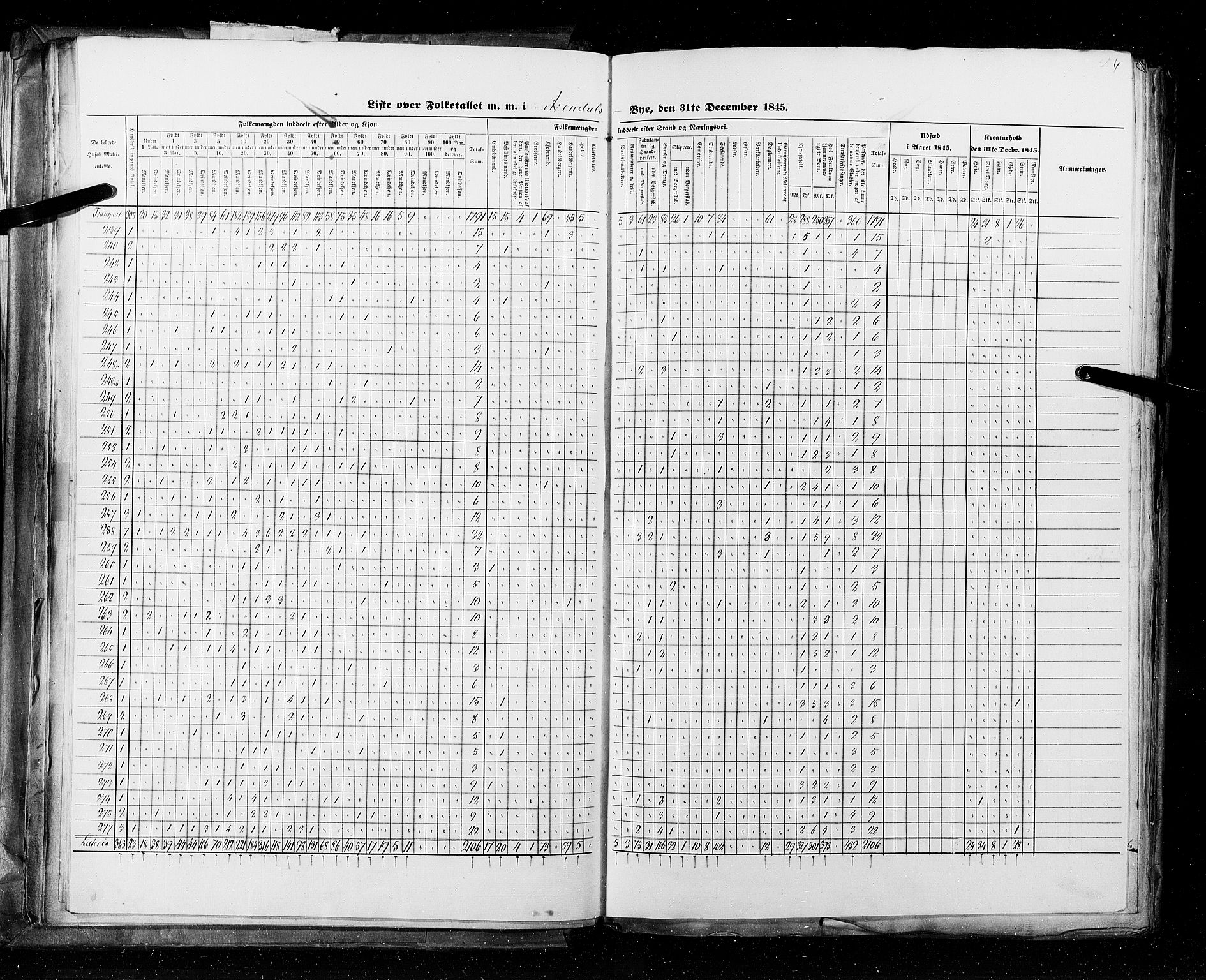 RA, Census 1845, vol. 11: Cities, 1845, p. 24