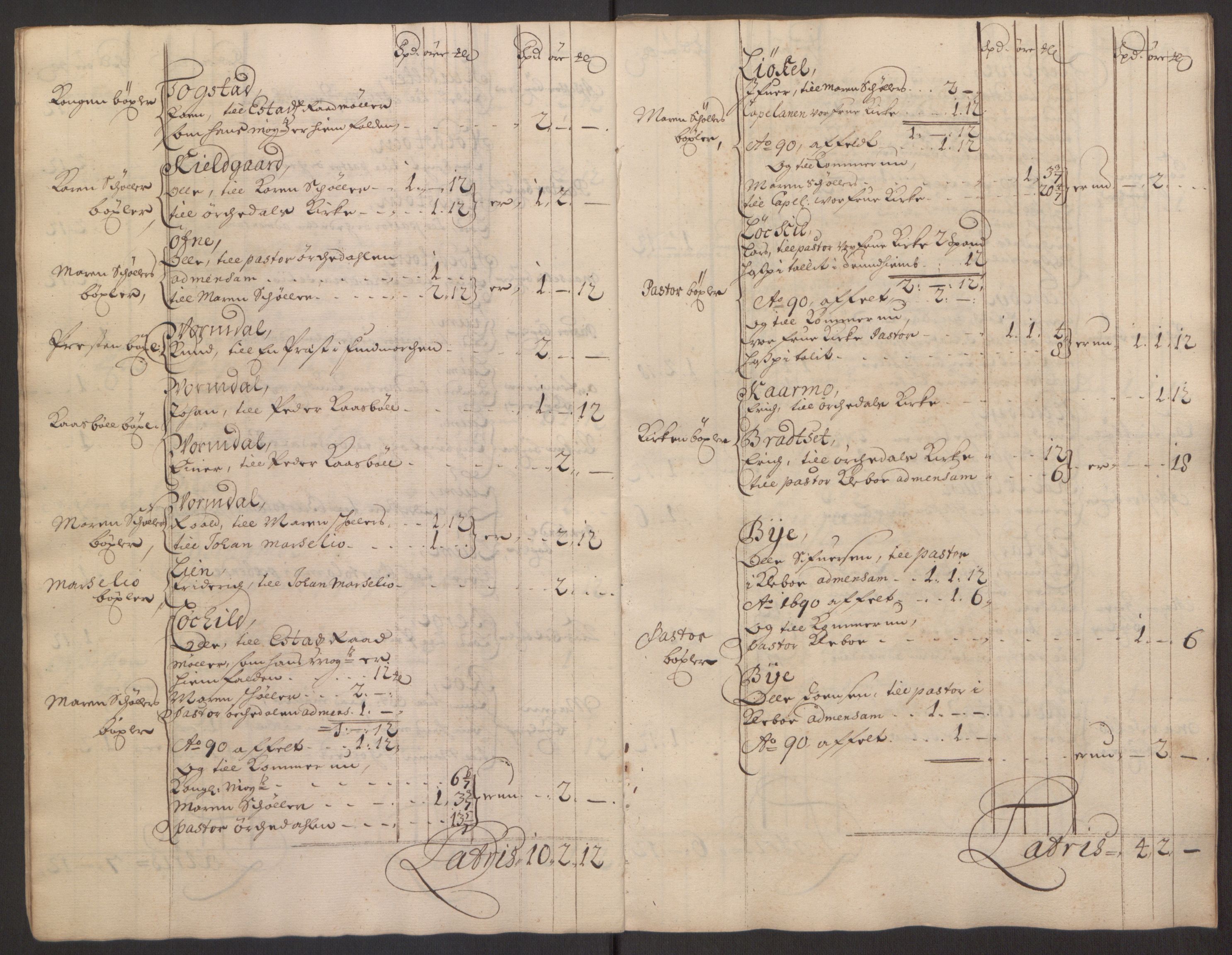 Rentekammeret inntil 1814, Reviderte regnskaper, Fogderegnskap, AV/RA-EA-4092/R60/L3945: Fogderegnskap Orkdal og Gauldal, 1695, p. 46