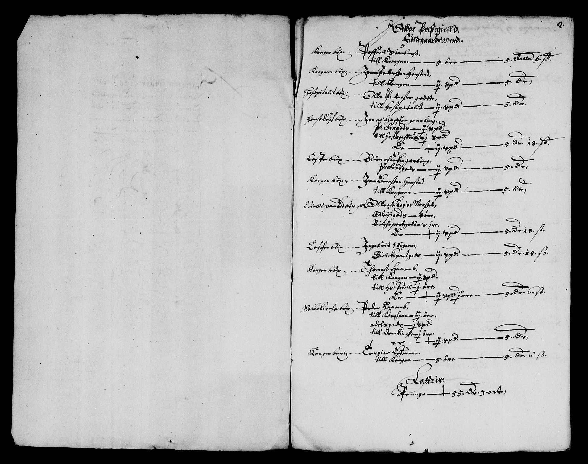 Rentekammeret inntil 1814, Reviderte regnskaper, Lensregnskaper, AV/RA-EA-5023/R/Rb/Rbw/L0127: Trondheim len, 1656-1657