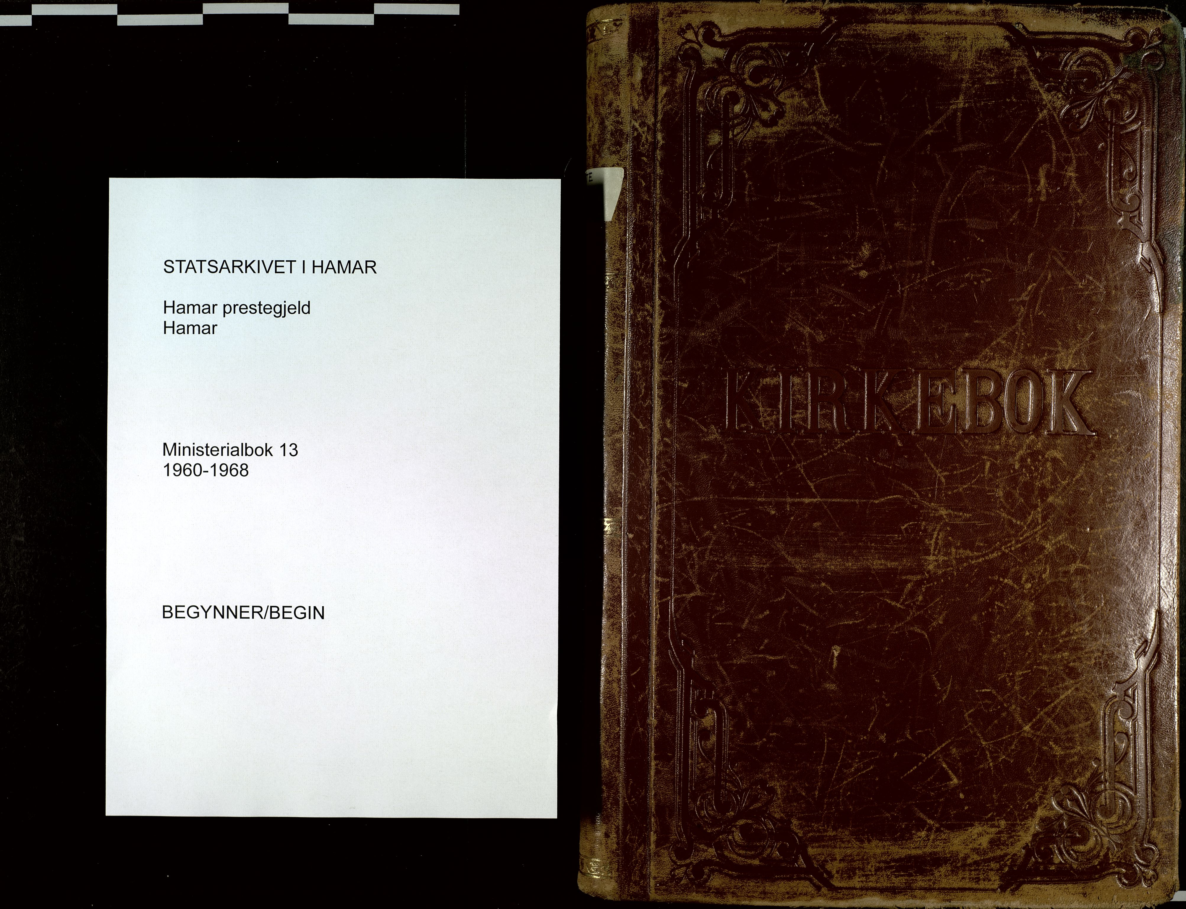 Hamar prestekontor, AV/SAH-DOMPH-002/H/Ha/Haa/L0013: Parish register (official) no. 13, 1960-1968