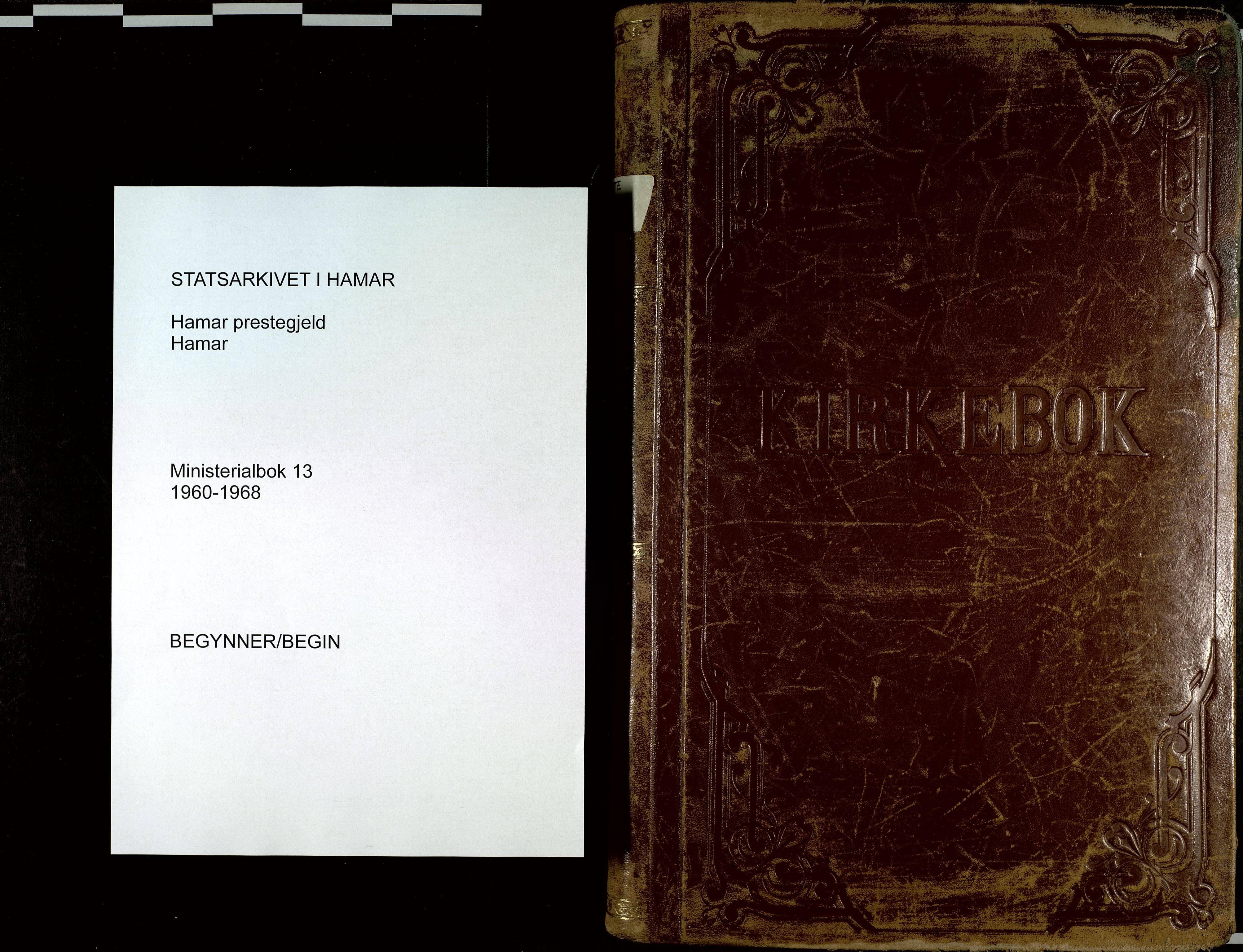 Hamar prestekontor, SAH/DOMPH-002/H/Ha/Haa/L0013: Parish register (official) no. 13, 1960-1968