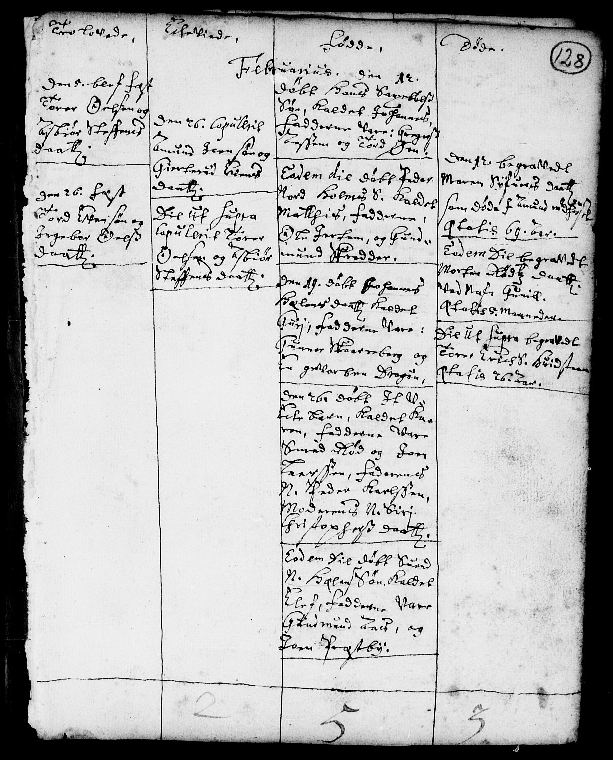 Spydeberg prestekontor Kirkebøker, AV/SAO-A-10924/F/Fa/L0001: Parish register (official) no. I 1, 1696-1738, p. 128