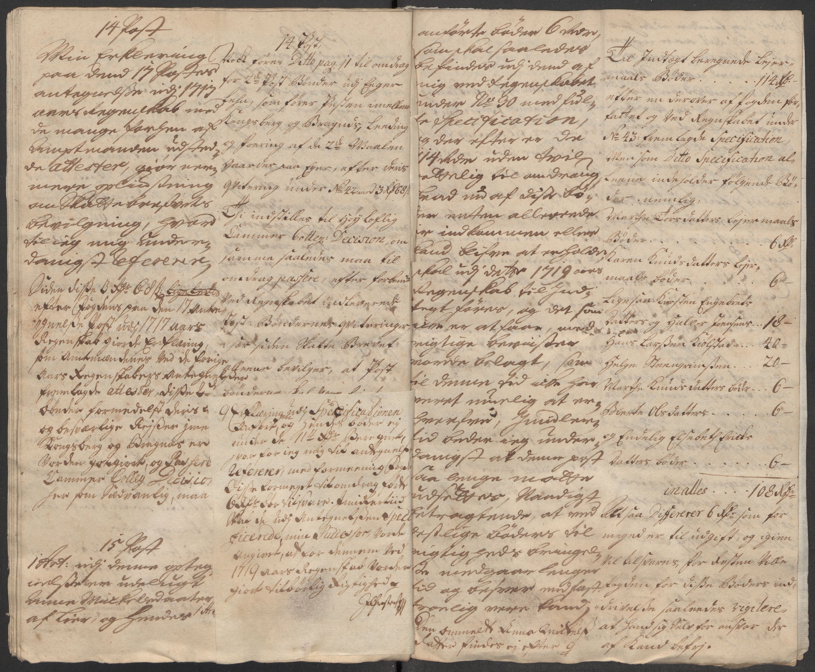 Rentekammeret inntil 1814, Reviderte regnskaper, Fogderegnskap, AV/RA-EA-4092/R31/L1712: Fogderegnskap Hurum, Røyken, Eiker, Lier og Buskerud, 1718, p. 297