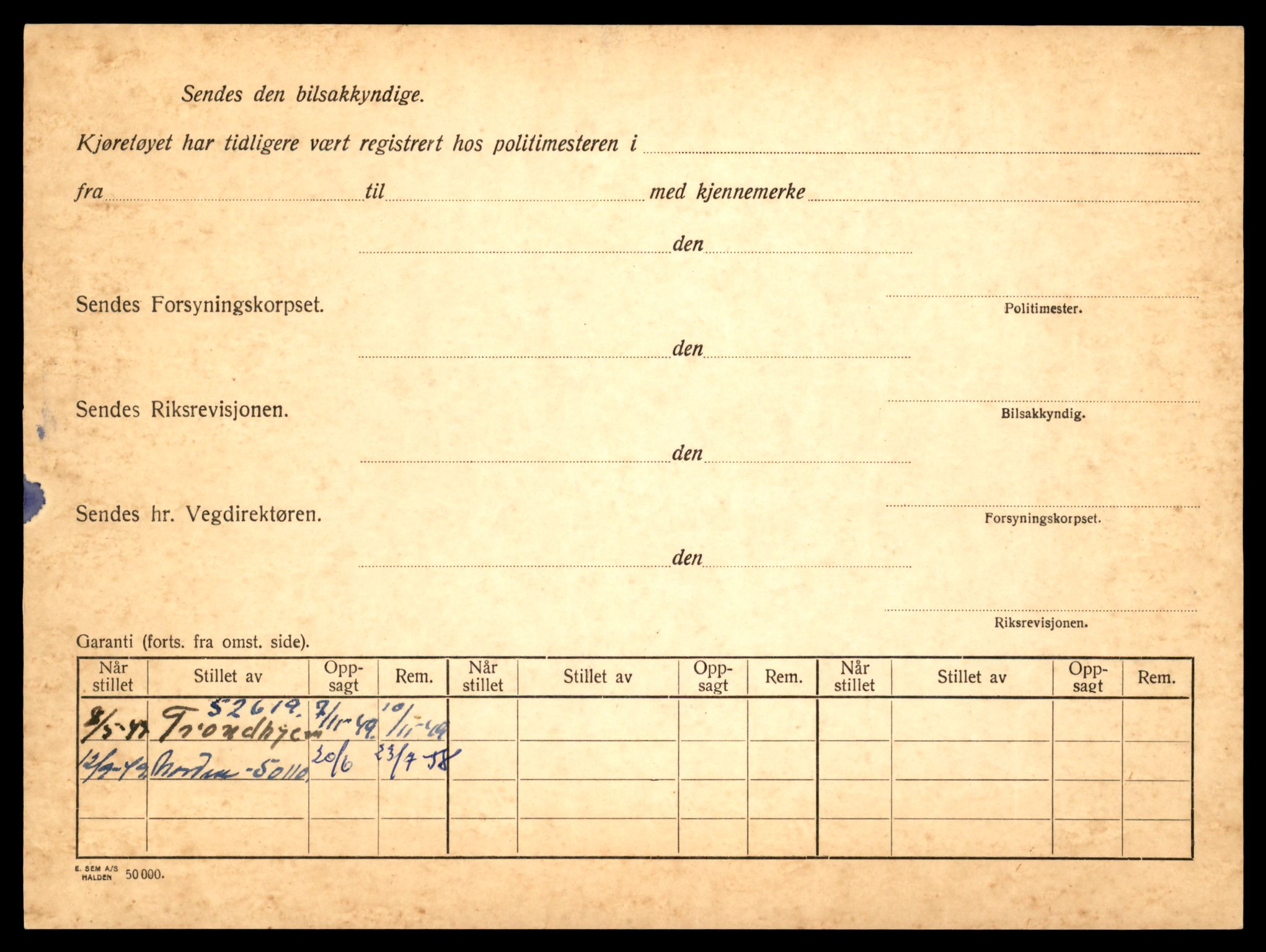 Møre og Romsdal vegkontor - Ålesund trafikkstasjon, AV/SAT-A-4099/F/Fe/L0019: Registreringskort for kjøretøy T 10228 - T 10350, 1927-1998, p. 196