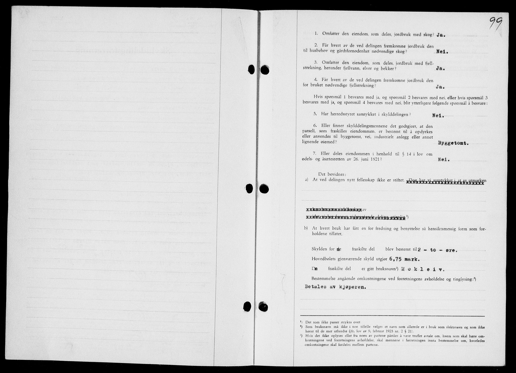Ryfylke tingrett, SAST/A-100055/001/II/IIB/L0085: Mortgage book no. 64, 1941-1941, Diary no: : 426/1941