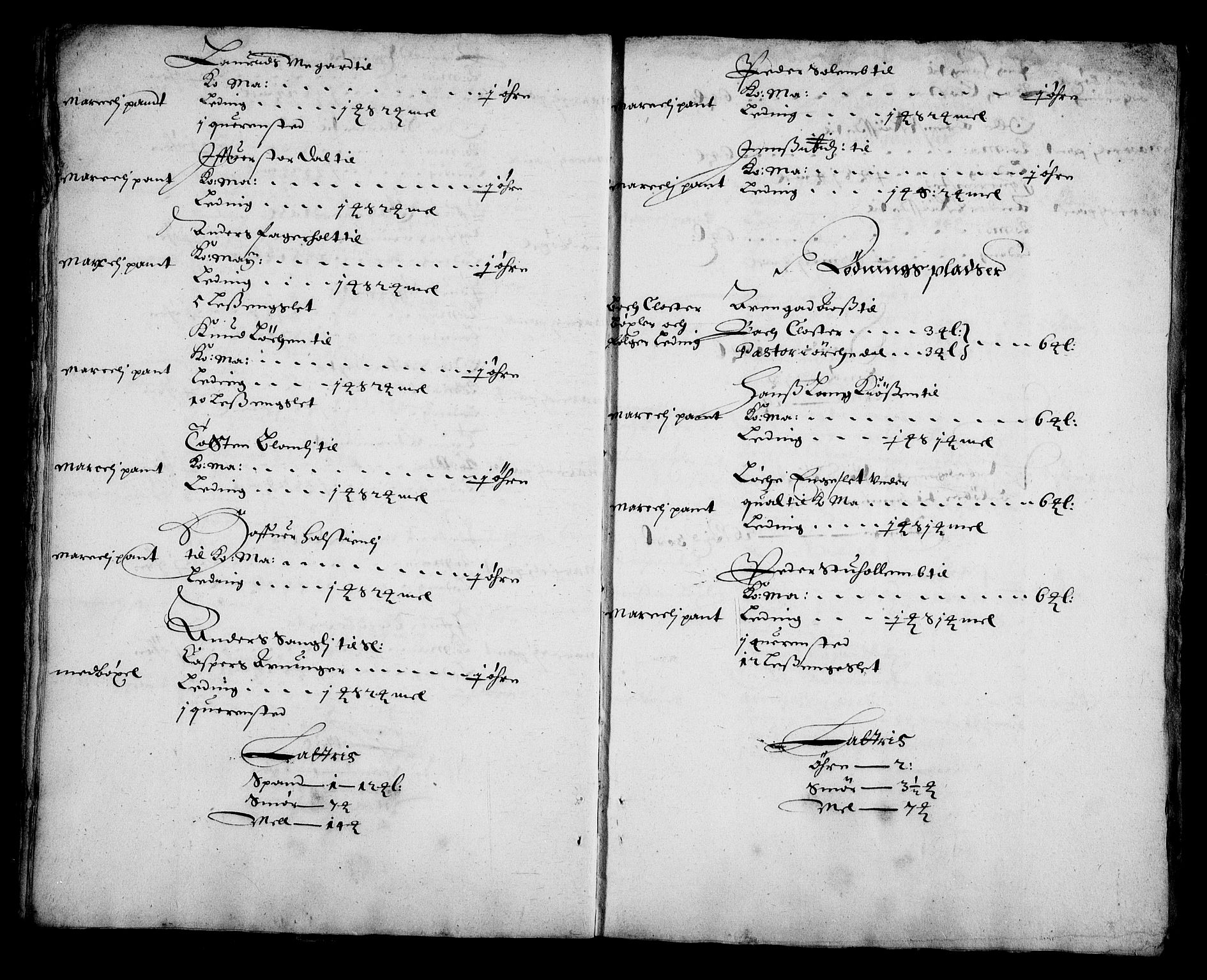 Rentekammeret inntil 1814, Realistisk ordnet avdeling, RA/EA-4070/N/Na/L0002/0003: [XI g]: Trondheims stifts jordebøker: / Orkdal fogderi, 1664