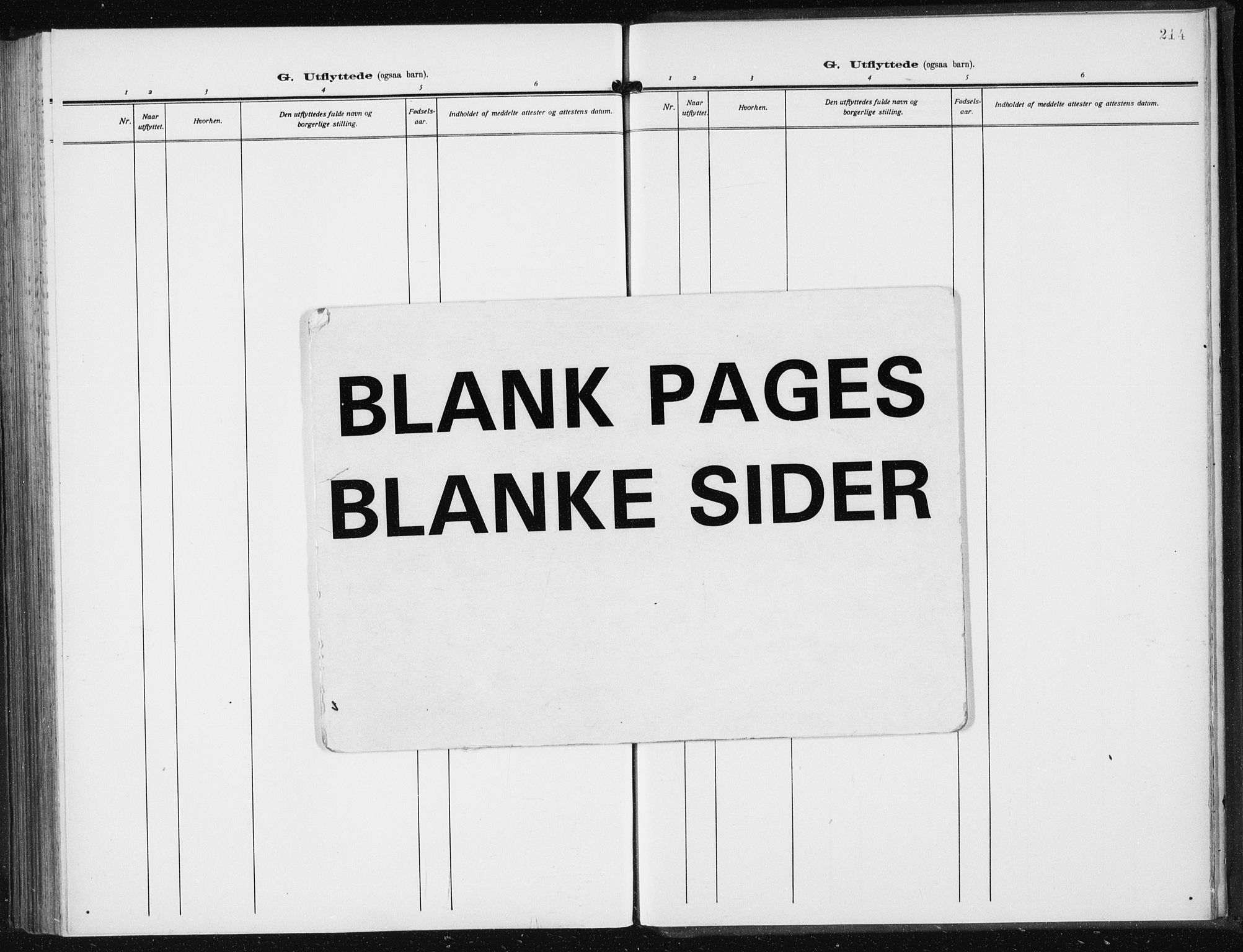 Den norske sjømannsmisjon i utlandet/New York, SAB/SAB/PA-0110/H/Ha/L0008: Parish register (official) no. A 8, 1923-1935, p. 214