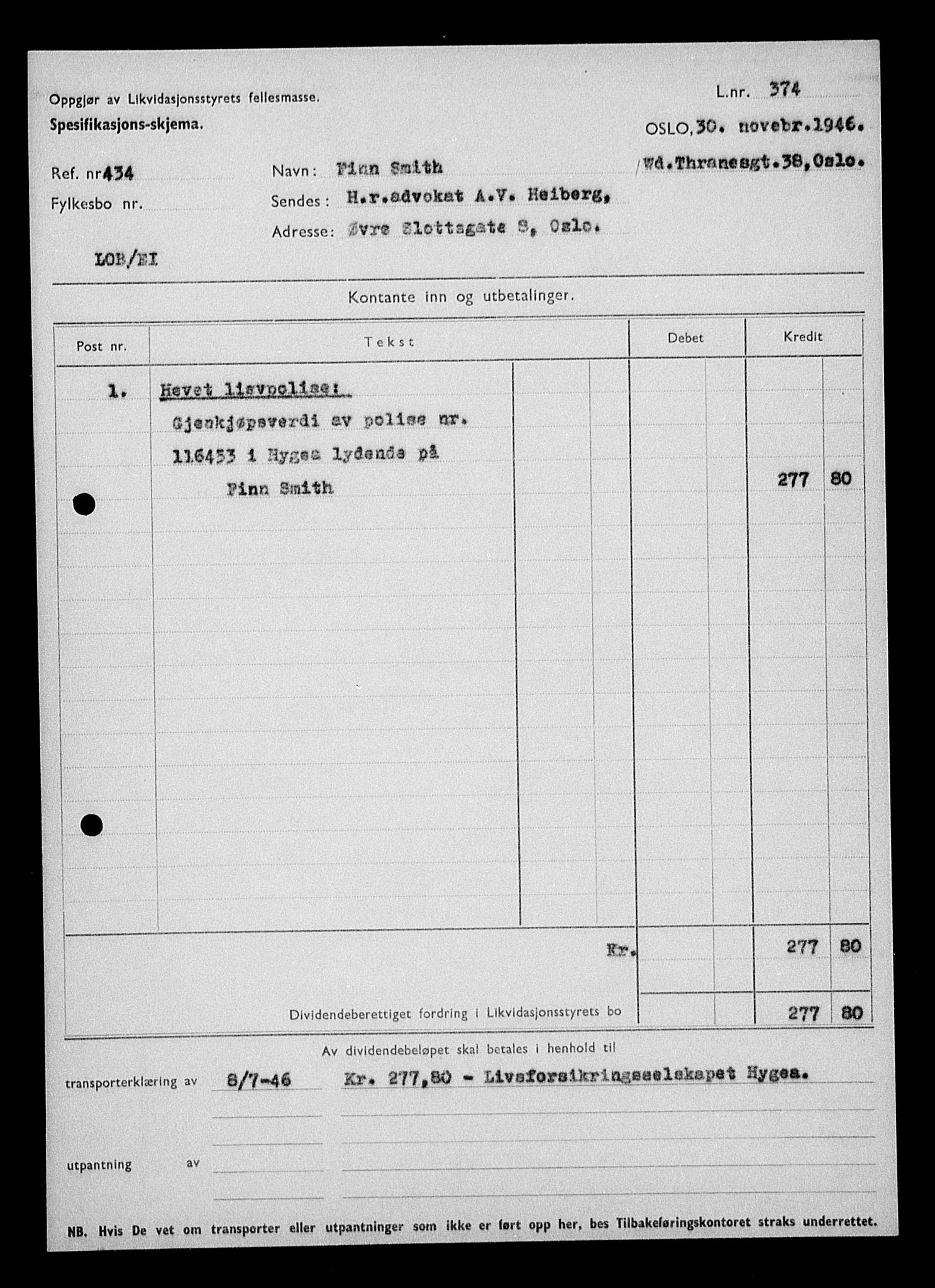 Justisdepartementet, Tilbakeføringskontoret for inndratte formuer, AV/RA-S-1564/H/Hc/Hcc/L0981: --, 1945-1947, p. 648