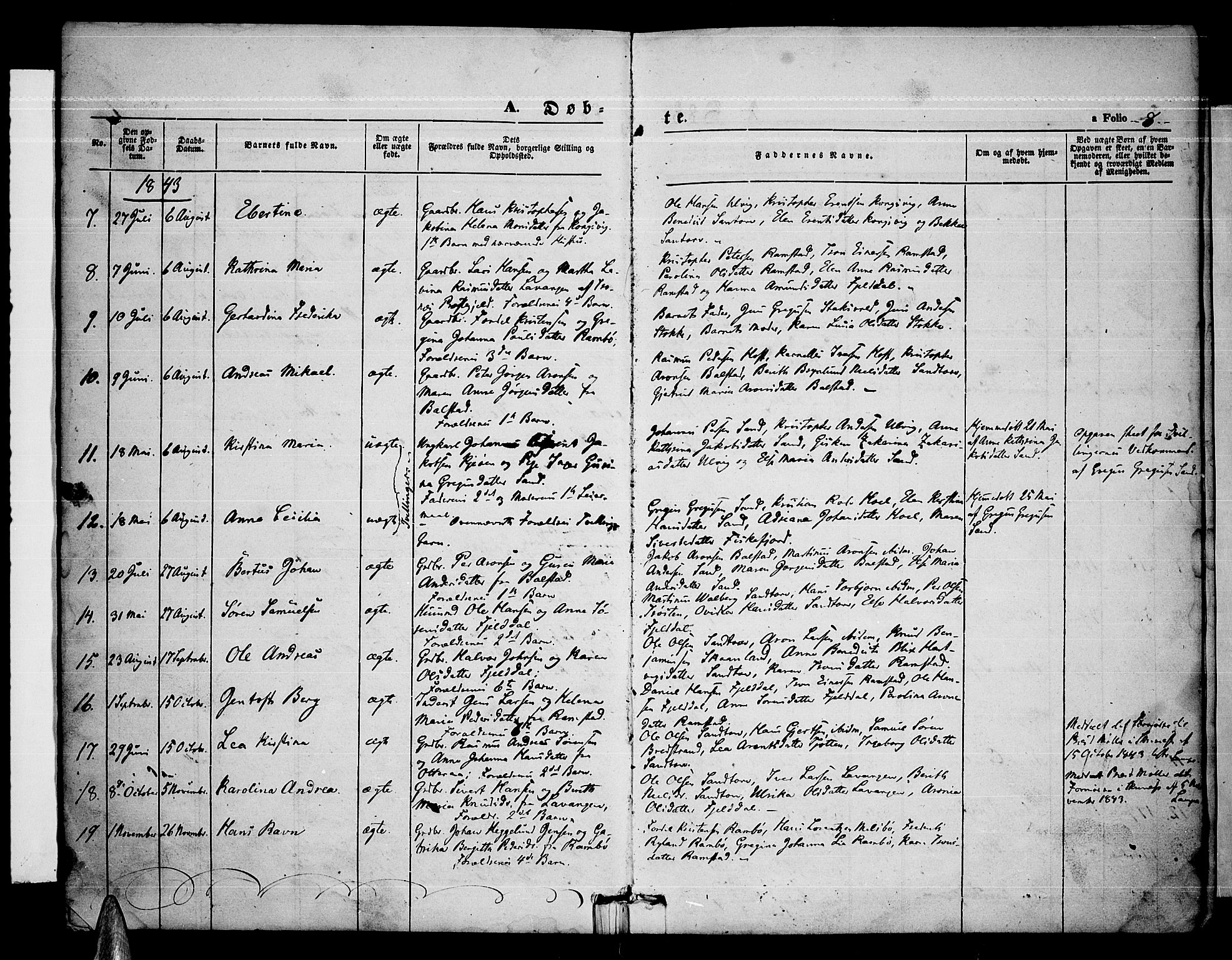 Ministerialprotokoller, klokkerbøker og fødselsregistre - Nordland, SAT/A-1459/865/L0929: Parish register (copy) no. 865C01, 1840-1866, p. 8
