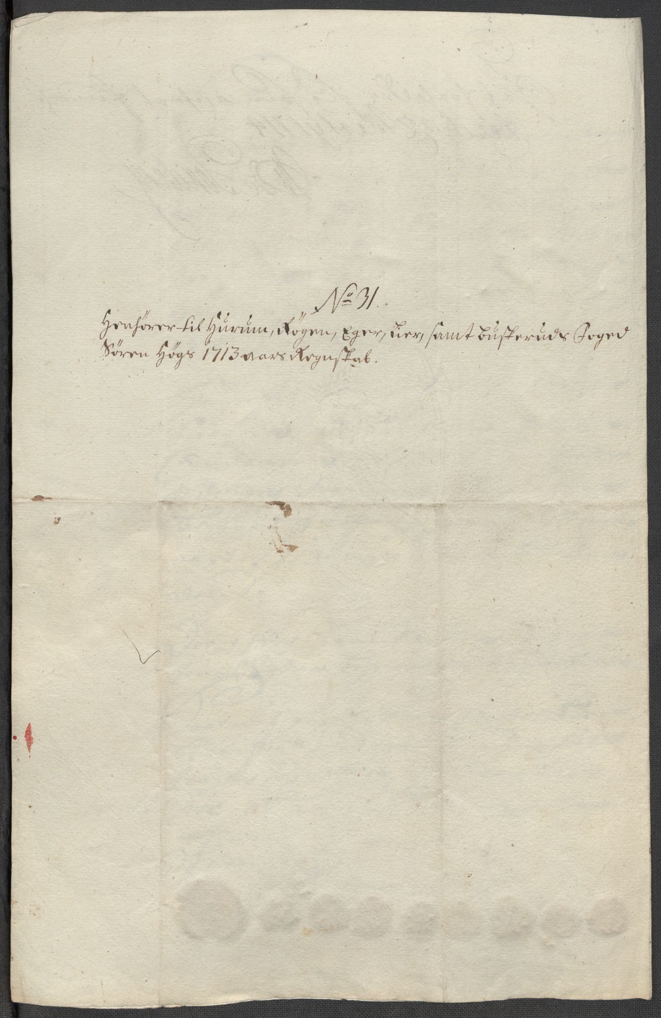 Rentekammeret inntil 1814, Reviderte regnskaper, Fogderegnskap, AV/RA-EA-4092/R31/L1708: Fogderegnskap Hurum, Røyken, Eiker, Lier og Buskerud, 1713, p. 380