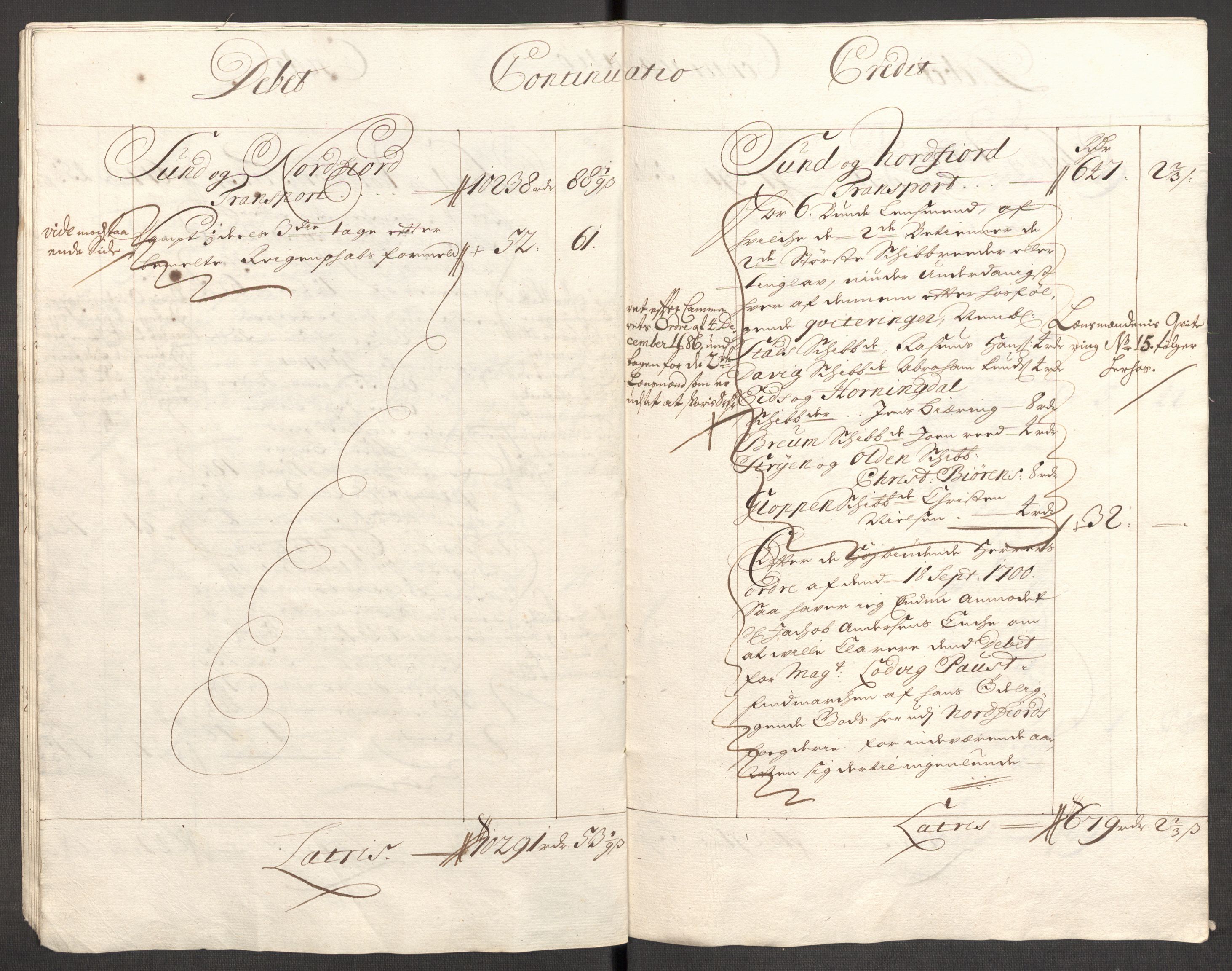 Rentekammeret inntil 1814, Reviderte regnskaper, Fogderegnskap, AV/RA-EA-4092/R53/L3425: Fogderegnskap Sunn- og Nordfjord, 1700-1701, p. 260