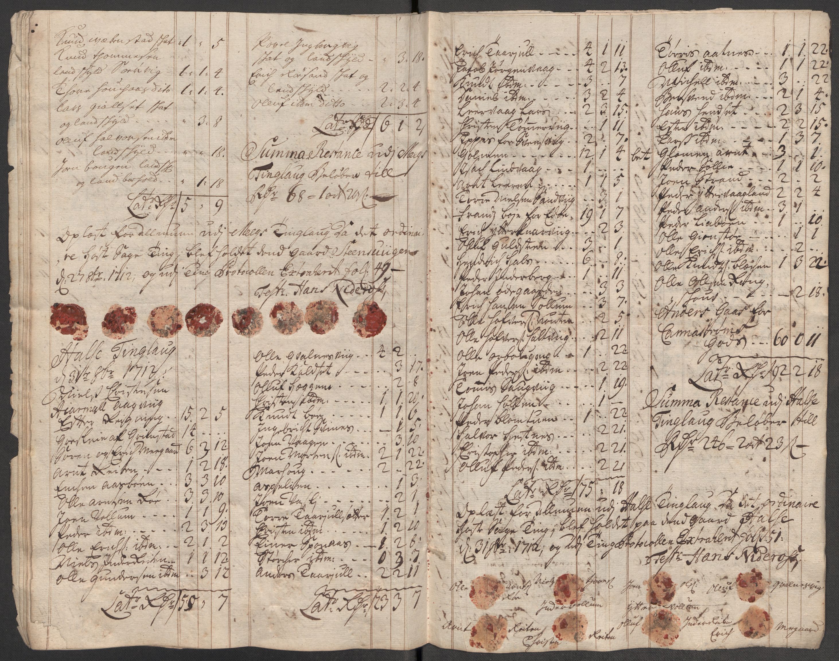 Rentekammeret inntil 1814, Reviderte regnskaper, Fogderegnskap, AV/RA-EA-4092/R56/L3746: Fogderegnskap Nordmøre, 1712, p. 255