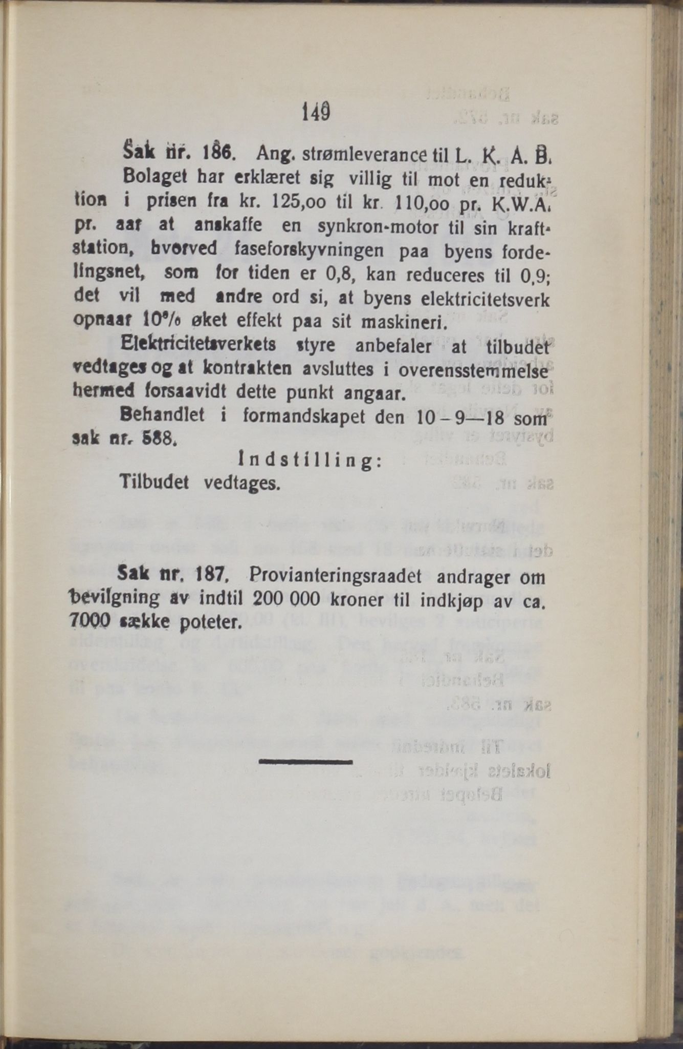 Narvik kommune. Formannskap , AIN/K-18050.150/A/Ab/L0008: Møtebok, 1918