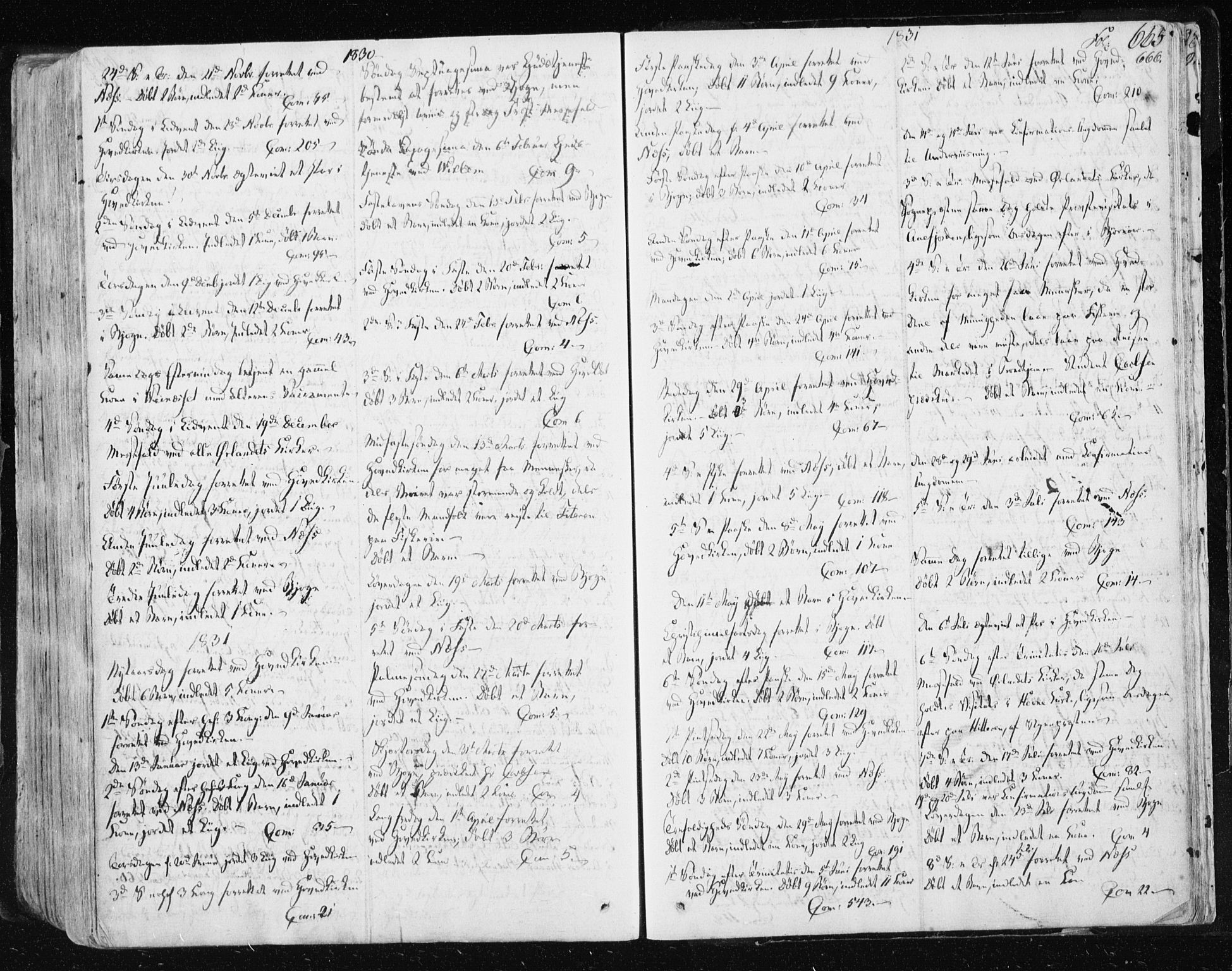 Ministerialprotokoller, klokkerbøker og fødselsregistre - Sør-Trøndelag, SAT/A-1456/659/L0735: Parish register (official) no. 659A05, 1826-1841, p. 665