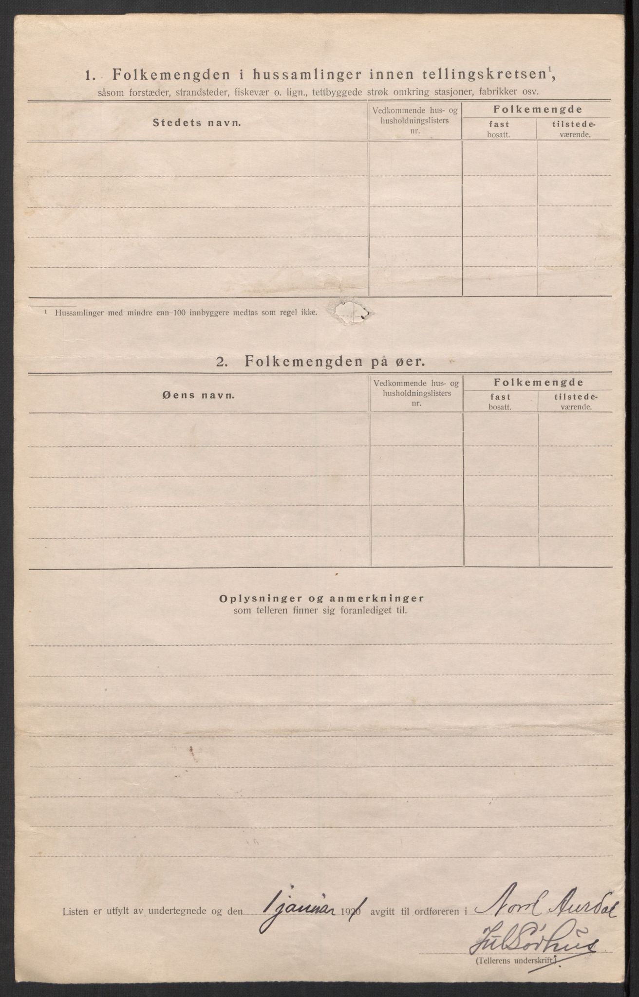SAH, 1920 census for Nord-Aurdal, 1920, p. 17