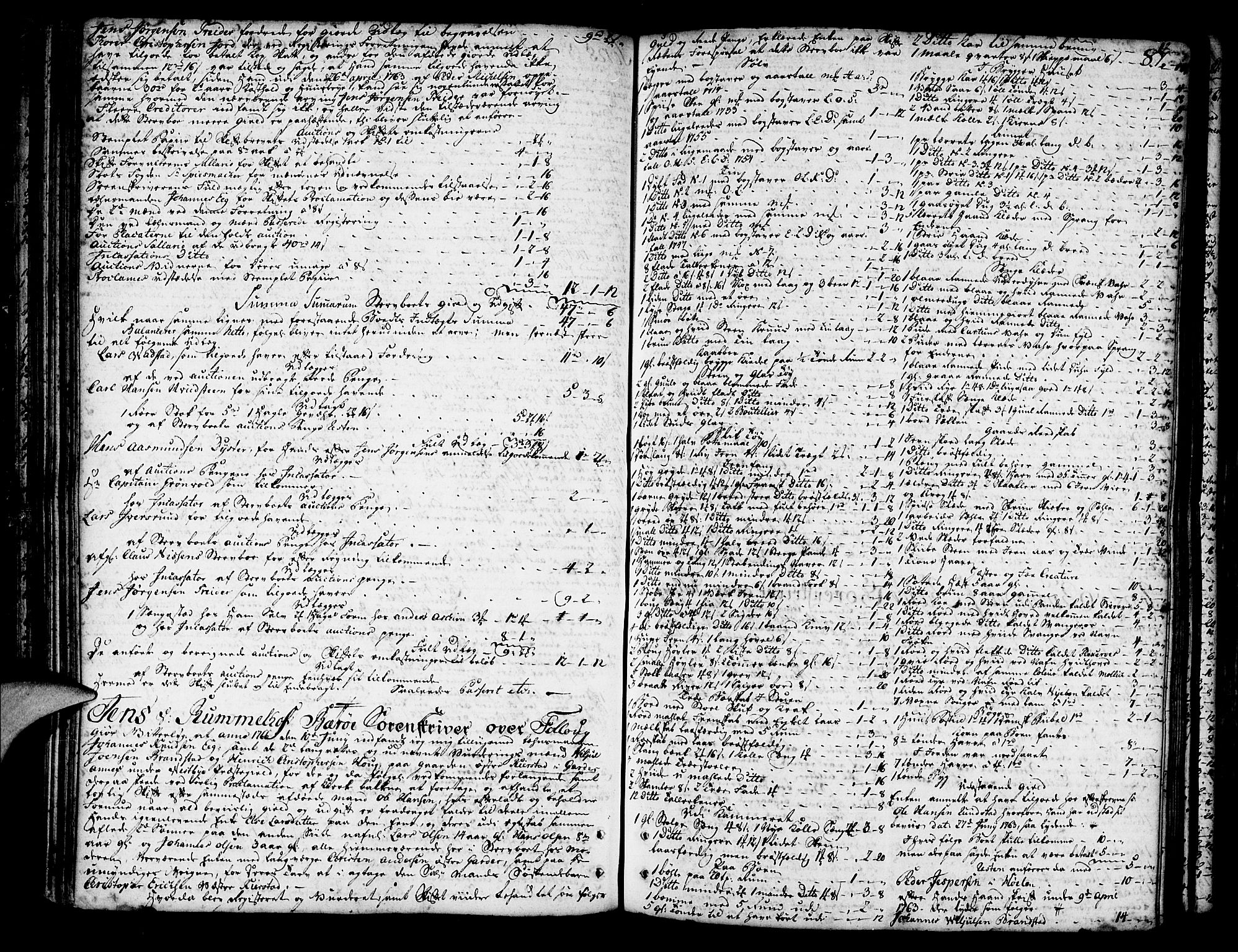 Follo sorenskriveri, AV/SAO-A-10274/H/Hb/L0007: Skifteprotokoll, 1764-1774, p. 86b-87a