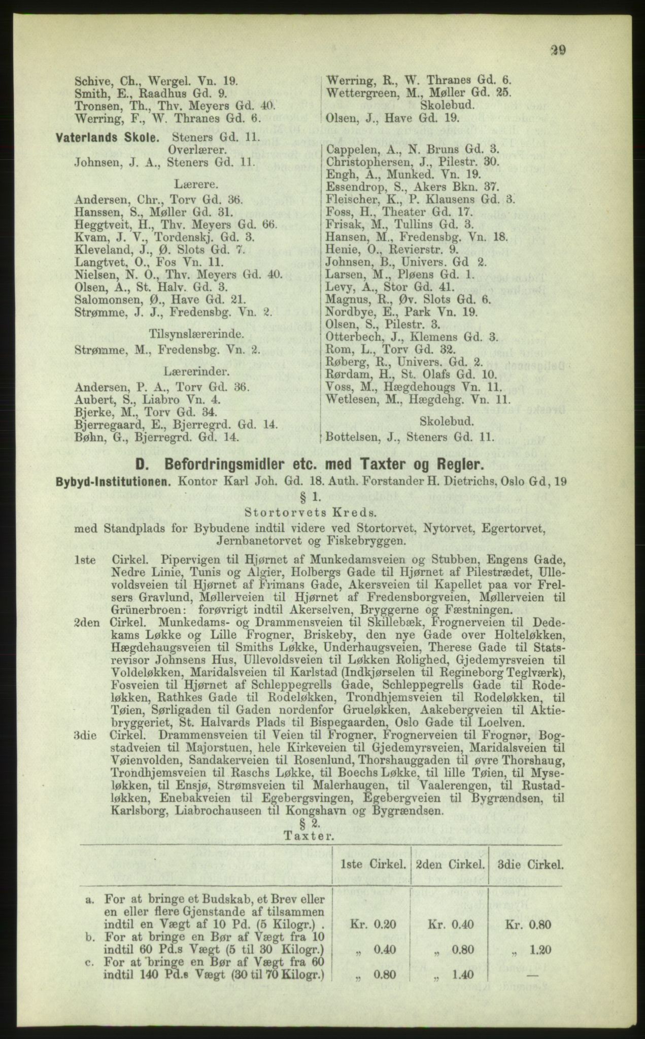 Kristiania/Oslo adressebok, PUBL/-, 1883, p. 29