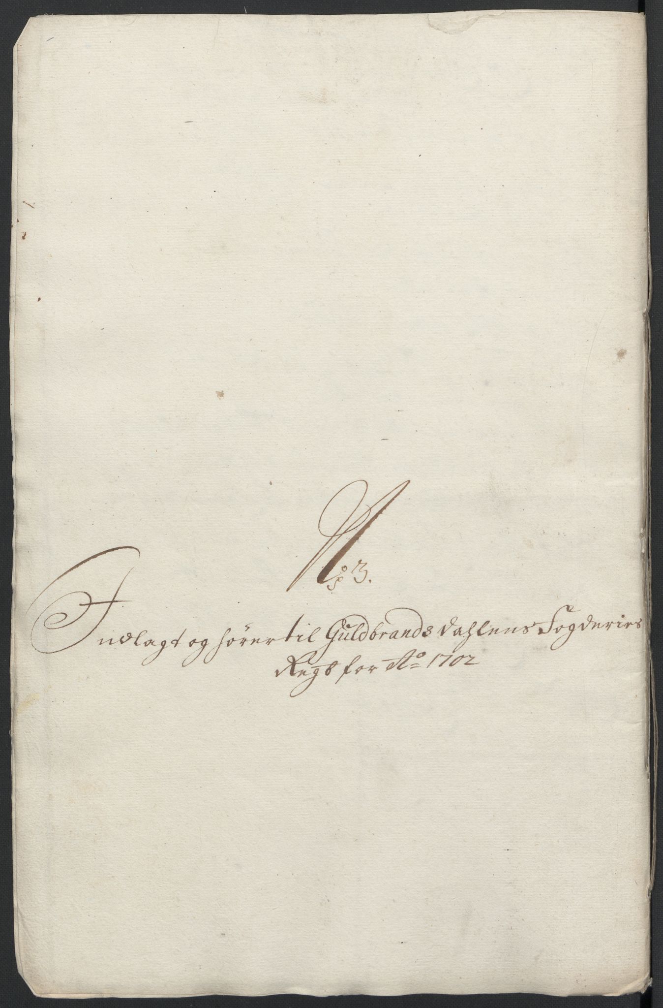 Rentekammeret inntil 1814, Reviderte regnskaper, Fogderegnskap, AV/RA-EA-4092/R17/L1175: Fogderegnskap Gudbrandsdal, 1702, p. 49