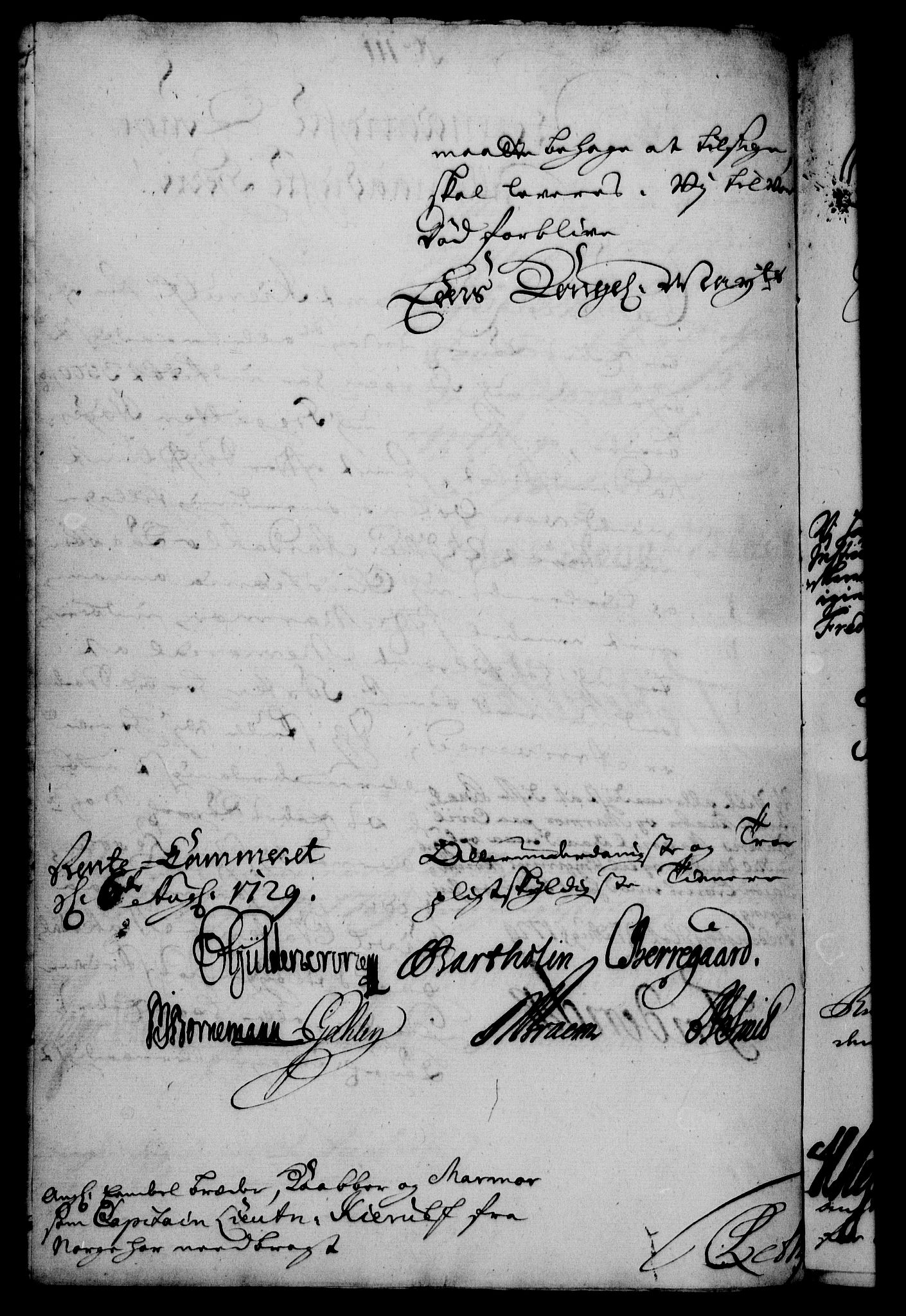 Rentekammeret, Kammerkanselliet, RA/EA-3111/G/Gf/Gfa/L0012: Norsk relasjons- og resolusjonsprotokoll (merket RK 52.12), 1729, p. 612