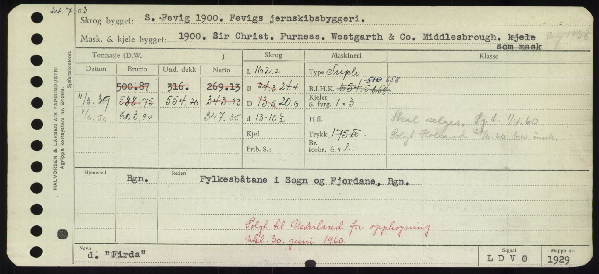 Sjøfartsdirektoratet med forløpere, Skipsmålingen, AV/RA-S-1627/H/Hd/L0010: Fartøy, F-Fjø, p. 543