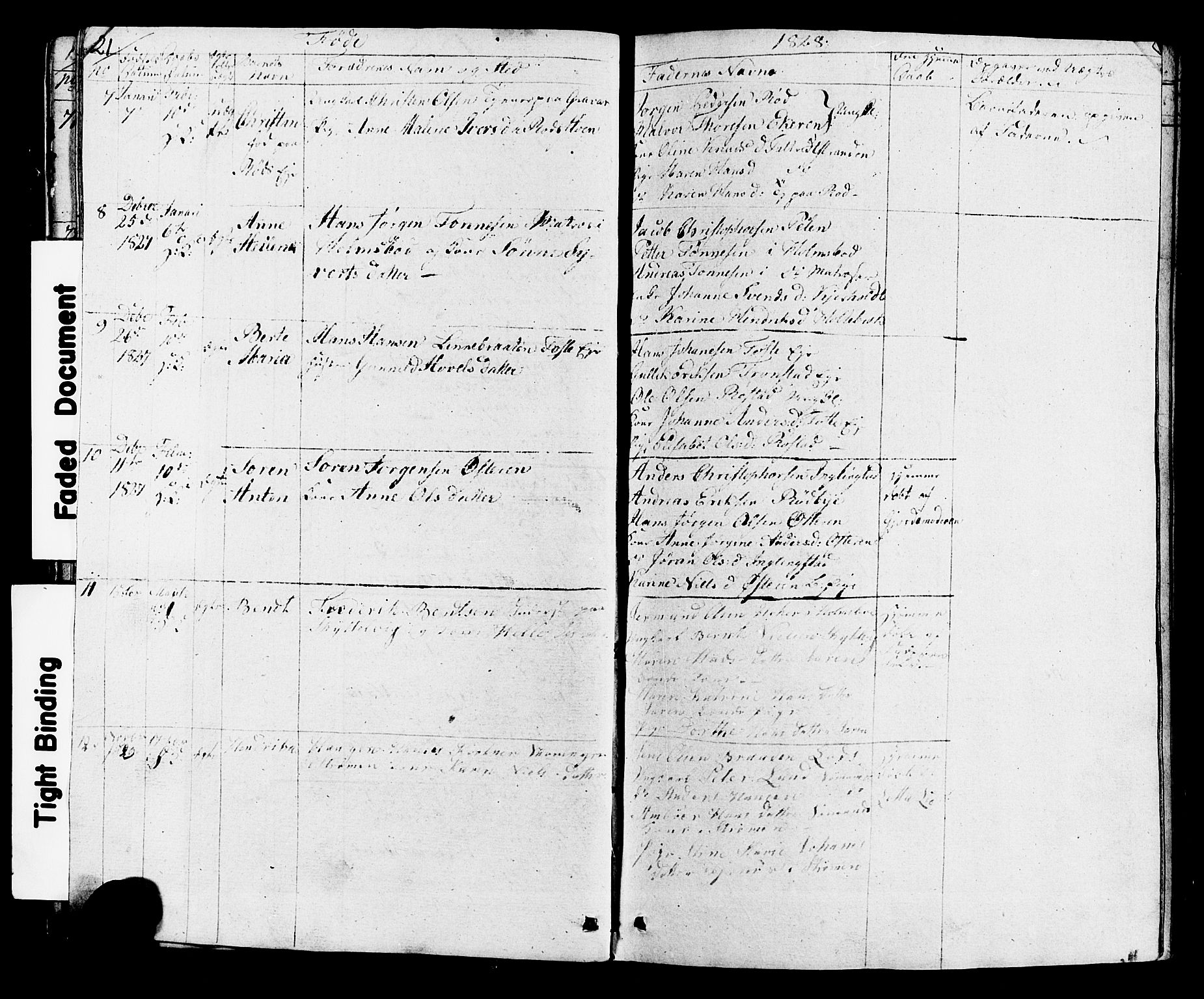 Hurum kirkebøker, AV/SAKO-A-229/G/Ga/L0002: Parish register (copy) no. I 2, 1827-1857, p. 21