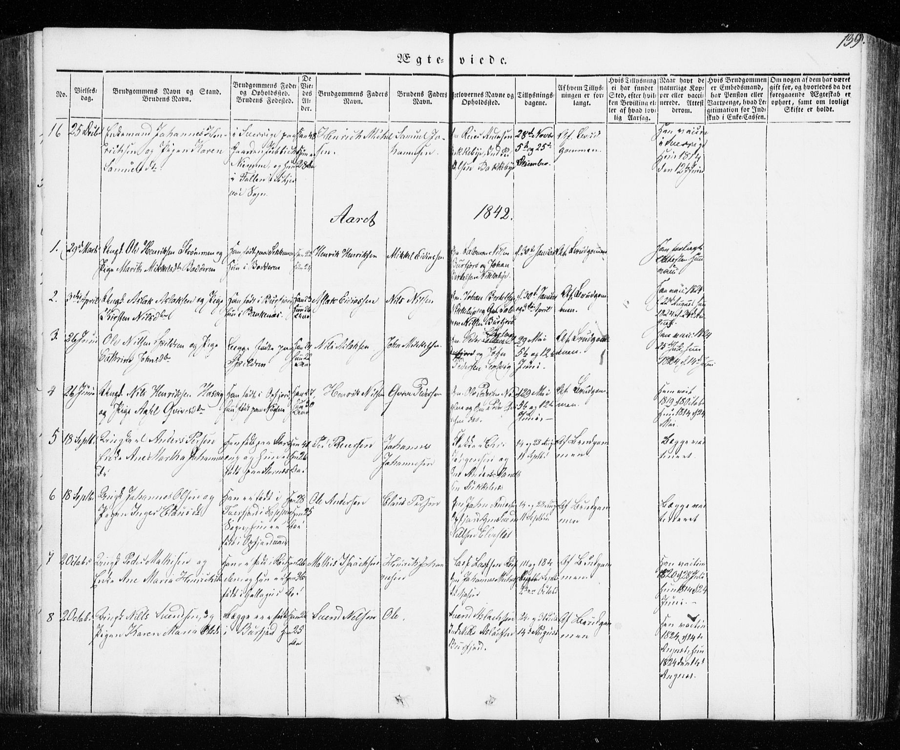 Skjervøy sokneprestkontor, AV/SATØ-S-1300/H/Ha/Haa/L0005kirke: Parish register (official) no. 5, 1838-1847, p. 139