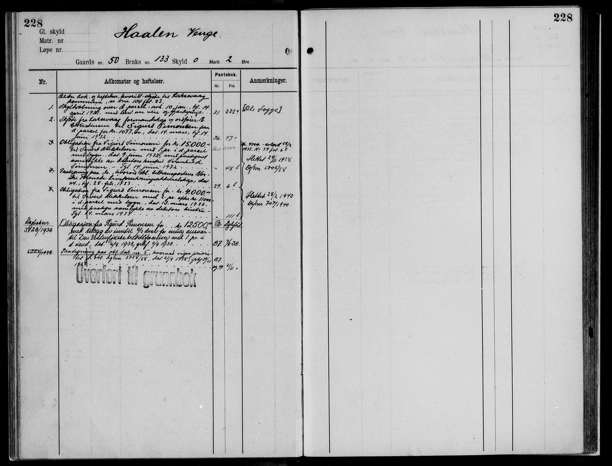 Midhordland sorenskriveri, AV/SAB-A-3001/1/G/Ga/Gab/L0112: Mortgage register no. II.A.b.112, p. 228