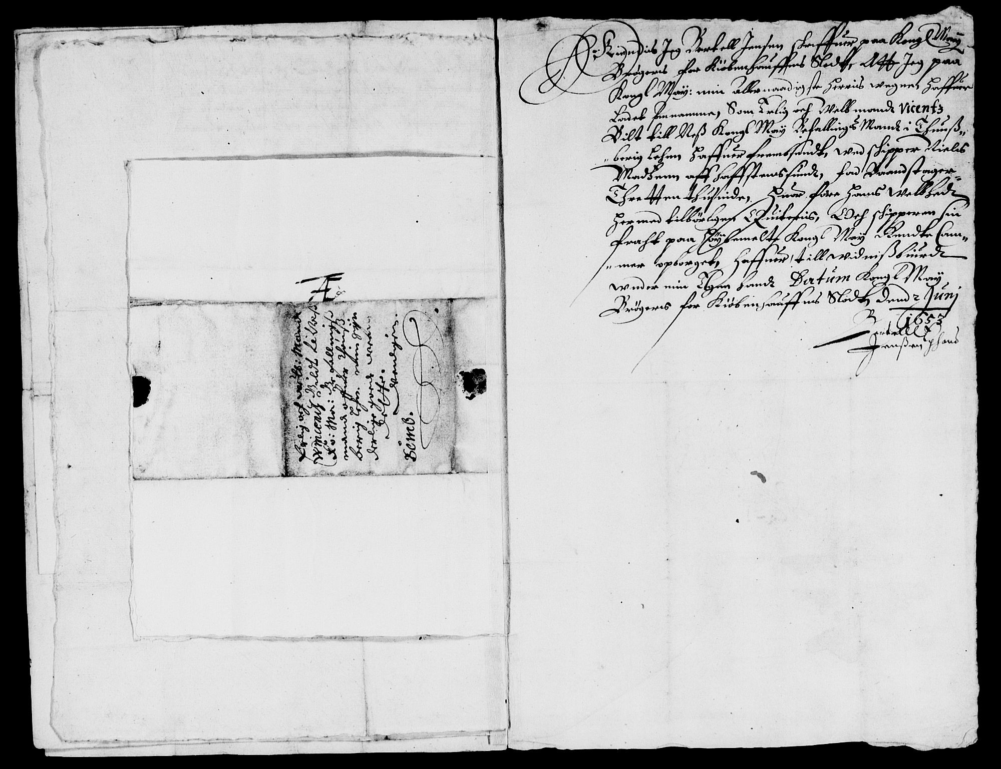 Rentekammeret inntil 1814, Reviderte regnskaper, Lensregnskaper, AV/RA-EA-5023/R/Rb/Rbo/L0031: Tønsberg len, 1651-1654