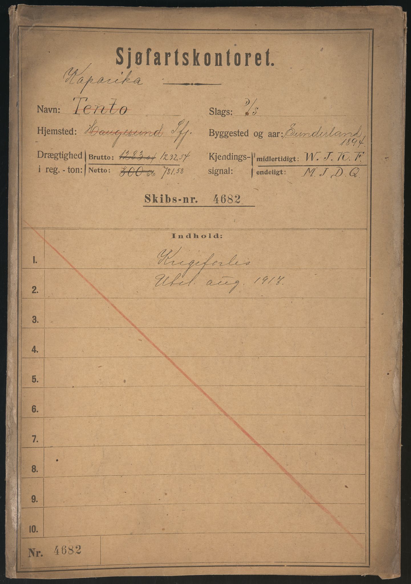 Sjøfartsdirektoratet med forløpere, skipsmapper slettede skip, AV/RA-S-4998/F/Fa/L0586: --, 1894-1935, p. 279