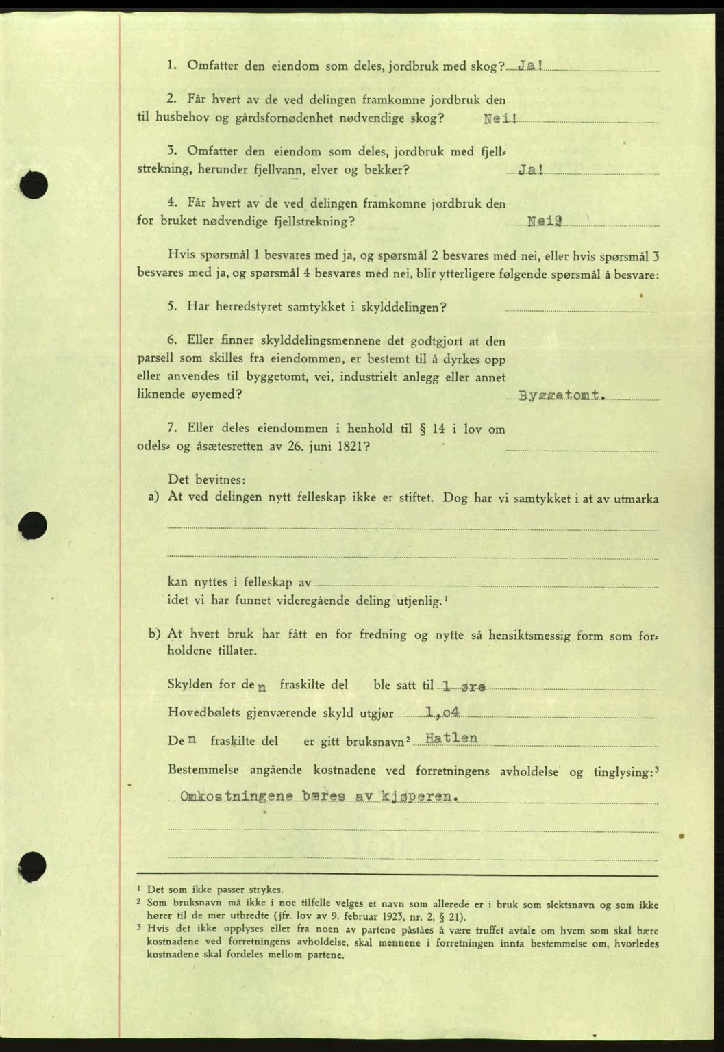 Nordmøre sorenskriveri, AV/SAT-A-4132/1/2/2Ca: Mortgage book no. A98, 1944-1944, Diary no: : 2086/1944