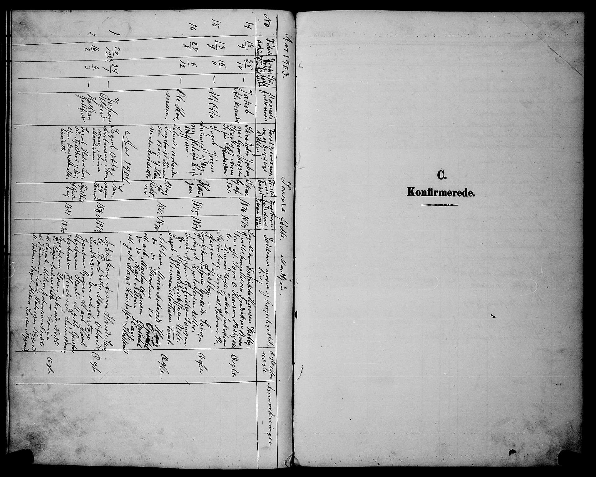 Fet prestekontor Kirkebøker, AV/SAO-A-10370a/G/Gb/L0004: Parish register (copy) no. II 4, 1894-1904
