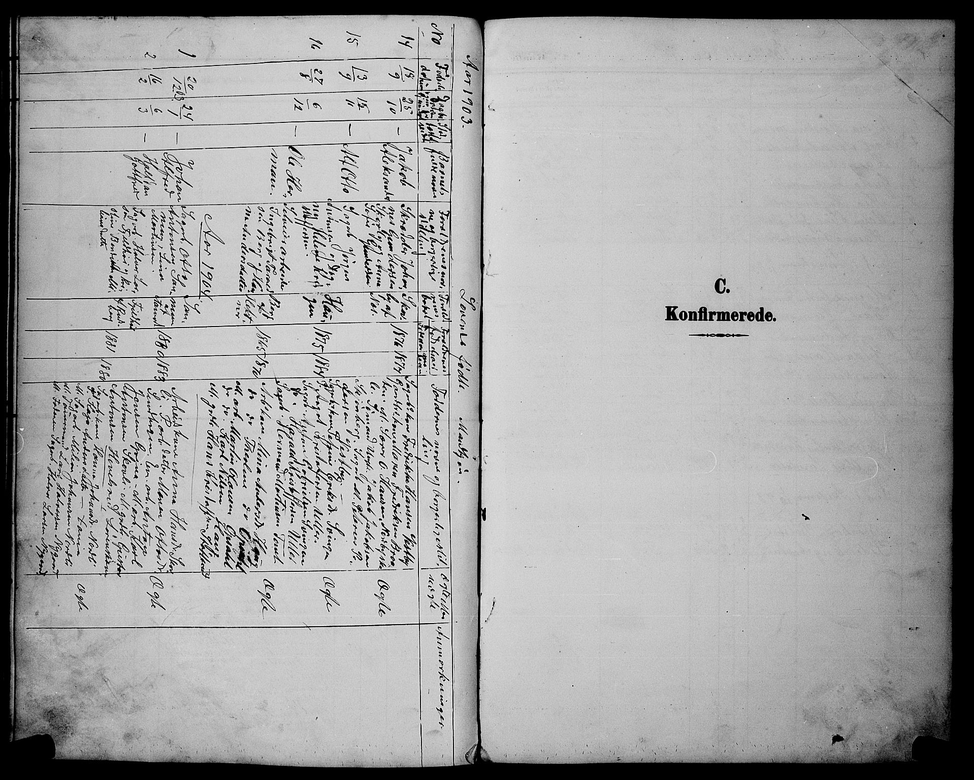 Fet prestekontor Kirkebøker, AV/SAO-A-10370a/G/Gb/L0004: Parish register (copy) no. II 4, 1894-1904