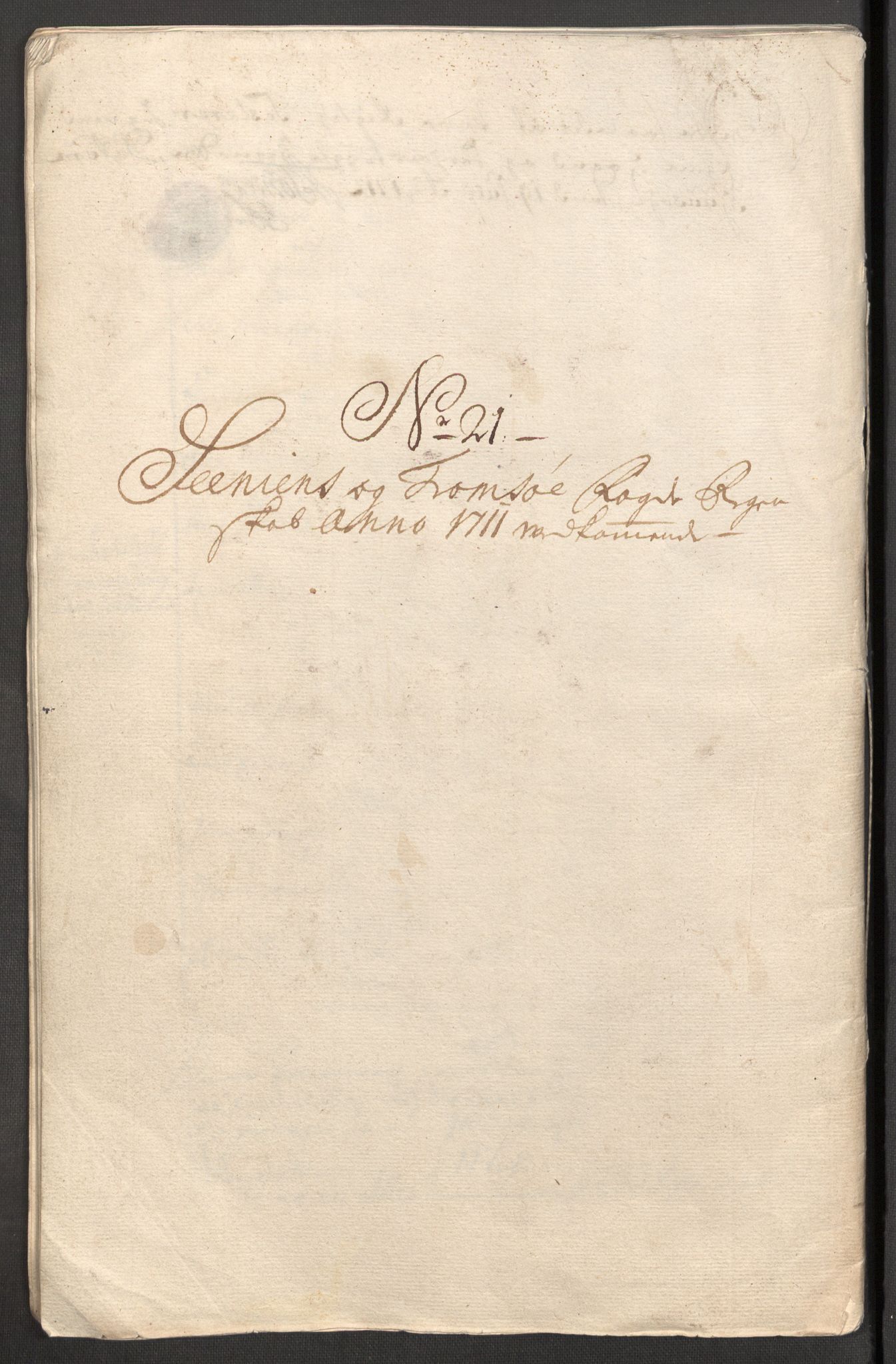 Rentekammeret inntil 1814, Reviderte regnskaper, Fogderegnskap, AV/RA-EA-4092/R68/L4758: Fogderegnskap Senja og Troms, 1711-1712, p. 161