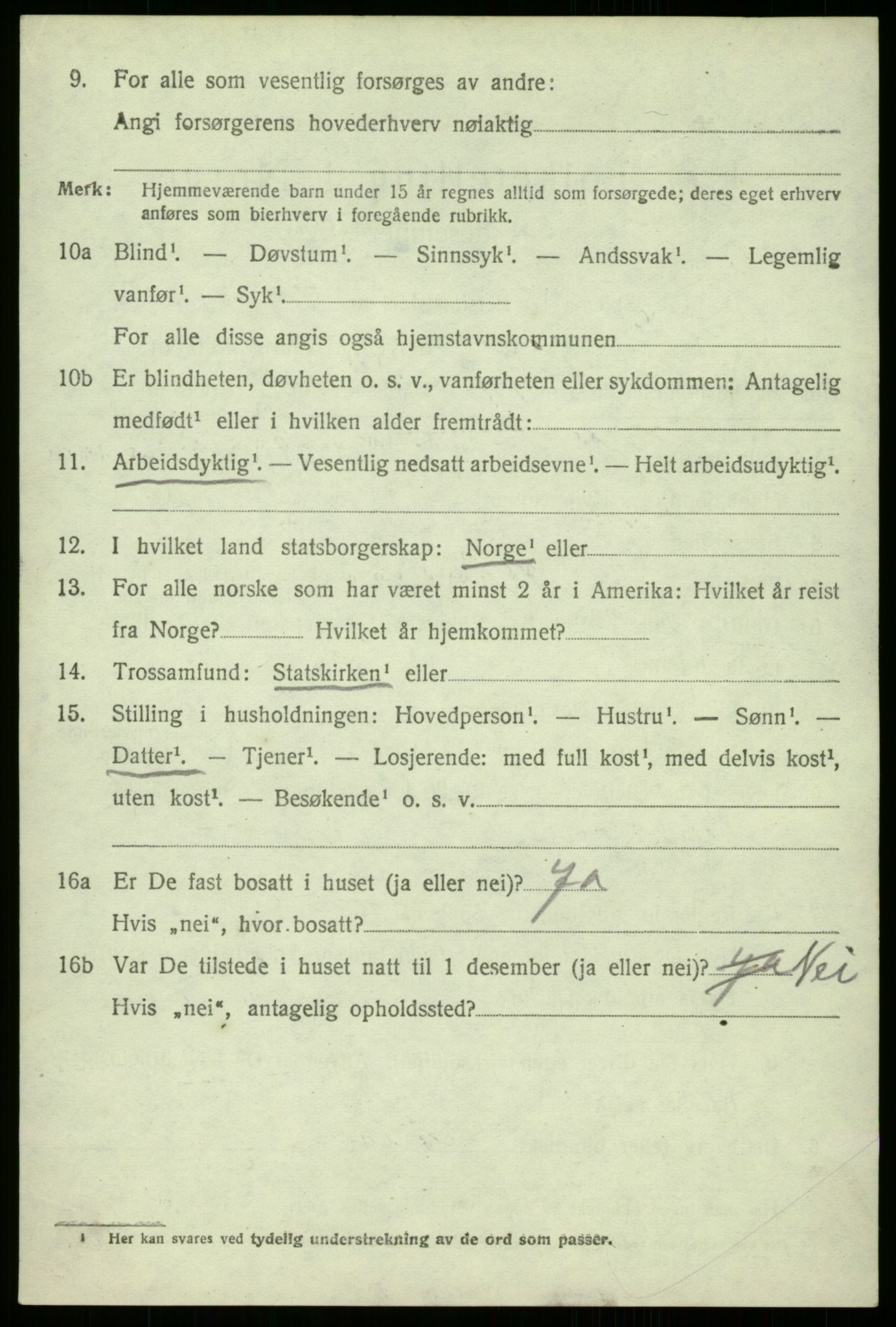 SAB, 1920 census for Manger, 1920, p. 2184