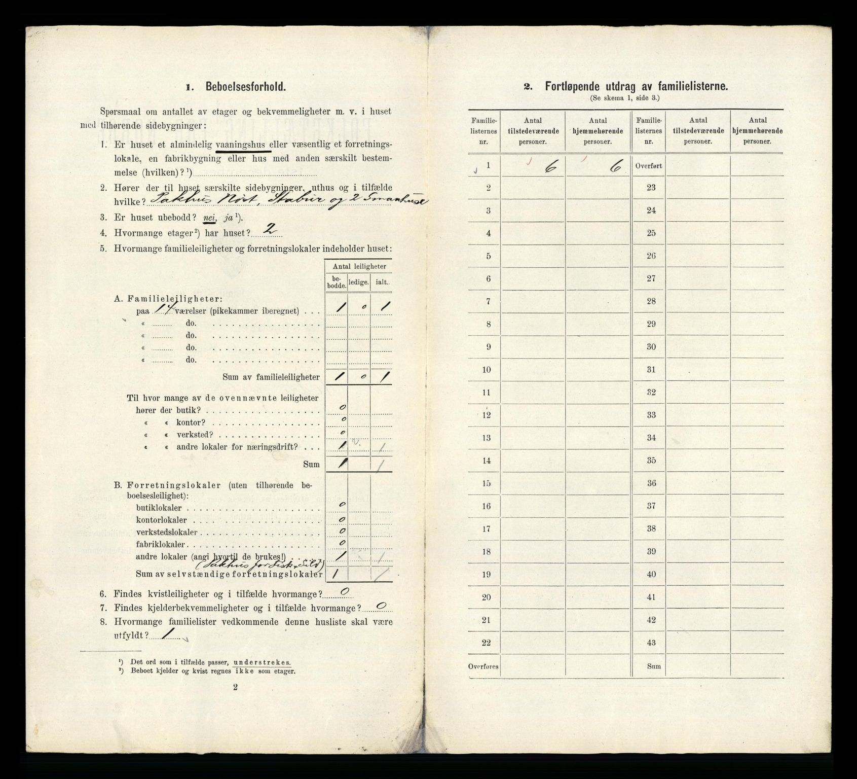 RA, 1910 census for Kristiansund, 1910, p. 6854