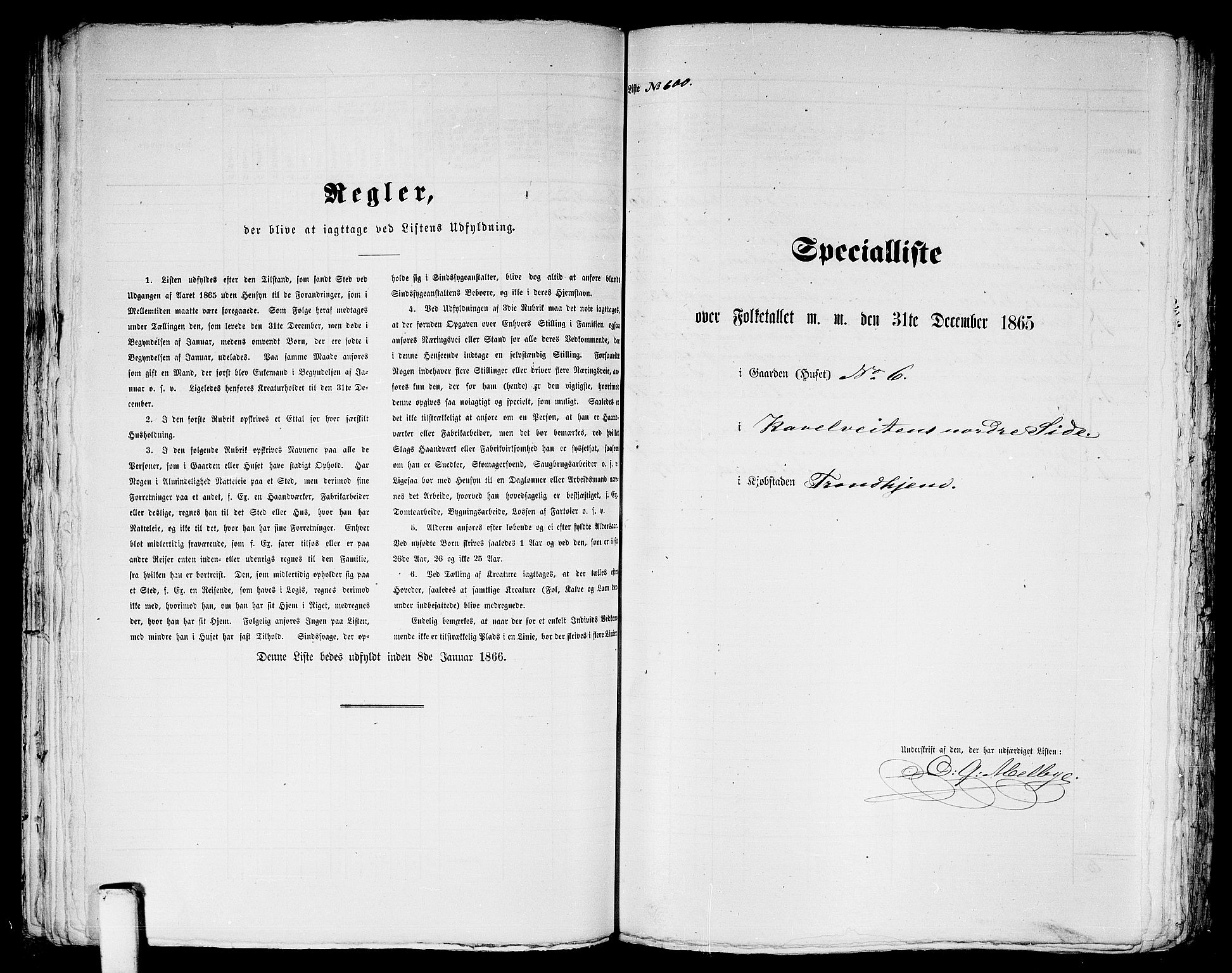 RA, 1865 census for Trondheim, 1865, p. 1248