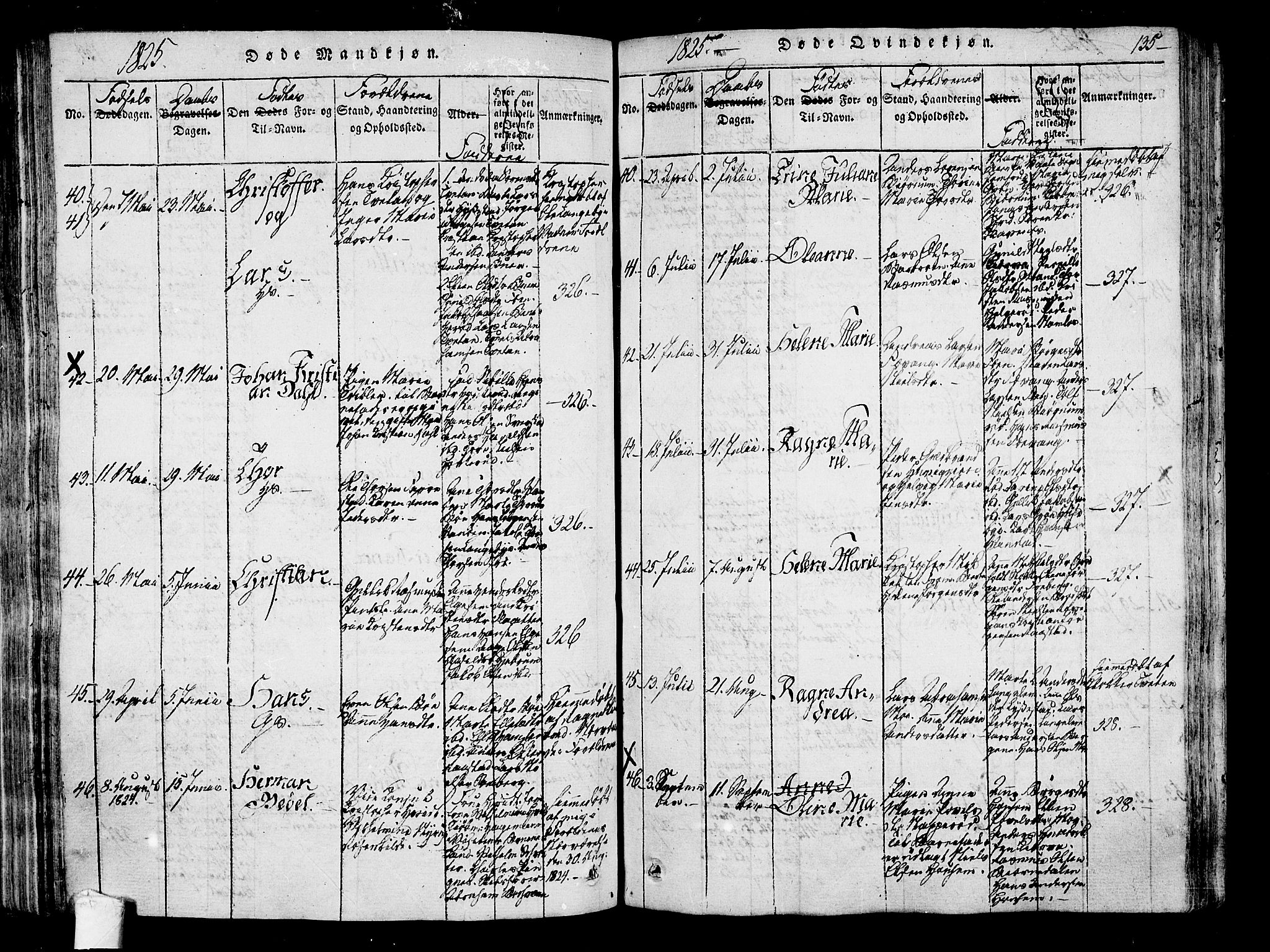 Sandar kirkebøker, AV/SAKO-A-243/F/Fa/L0004: Parish register (official) no. 4, 1814-1832, p. 135