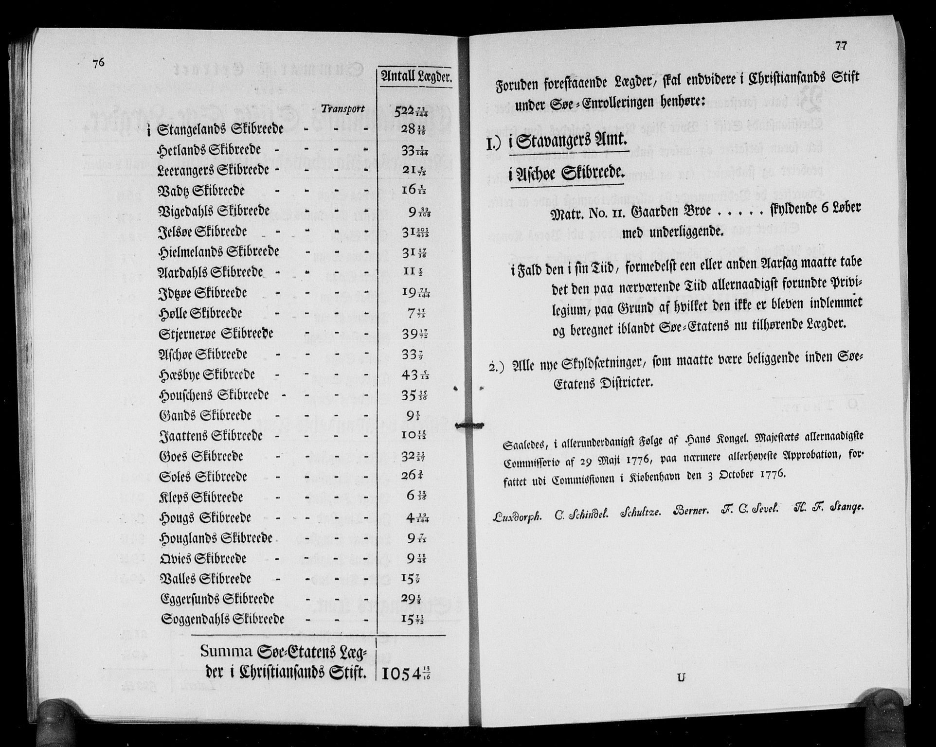 Danske Kanselli, Skapsaker, AV/RA-EA-4061/F/L0050: Skap 11, pakke 112 IV-113 I, 1776-1778, p. 124