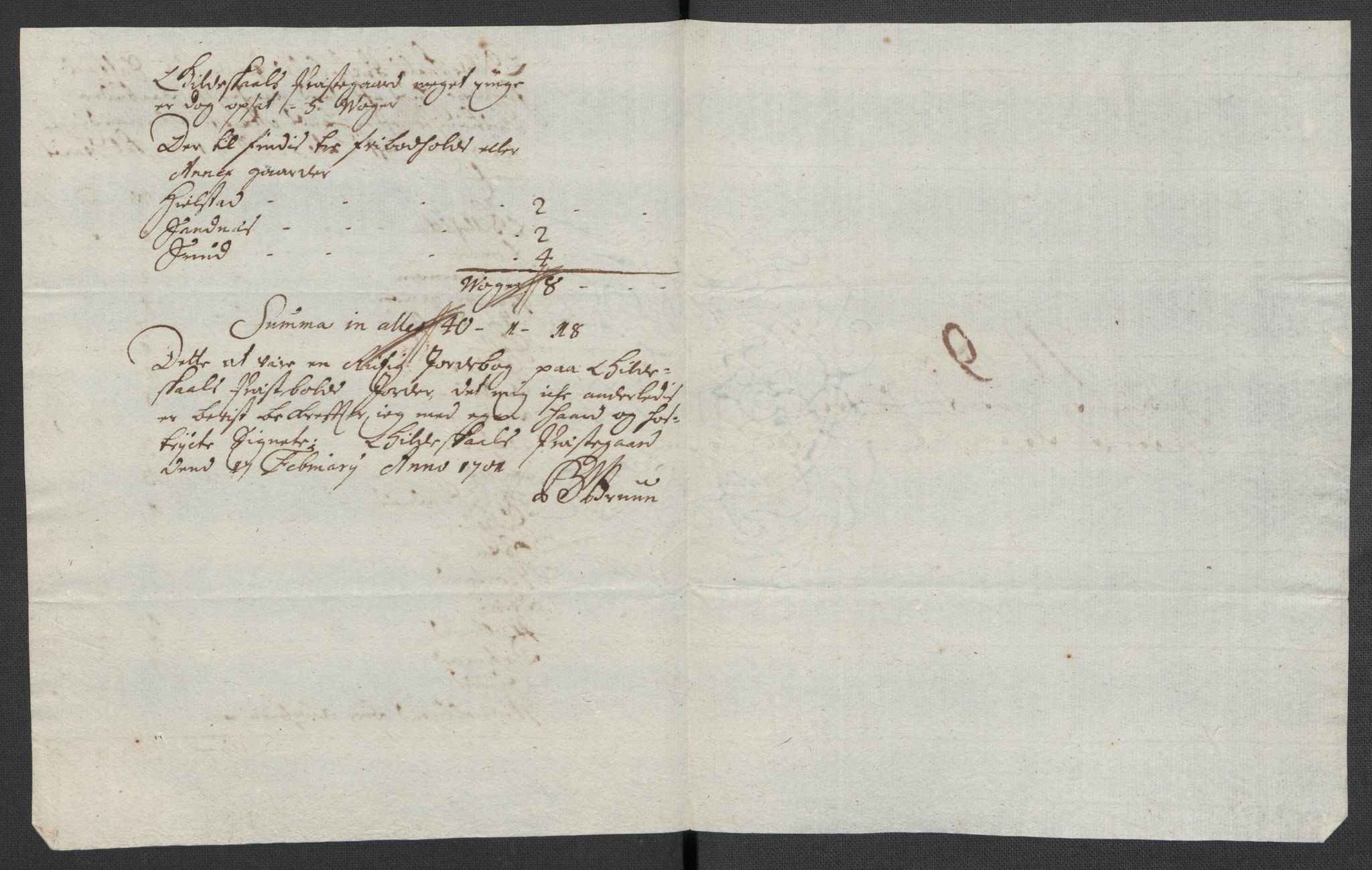 Rentekammeret inntil 1814, Reviderte regnskaper, Fogderegnskap, RA/EA-4092/R66/L4579: Fogderegnskap Salten, 1697-1700, p. 404