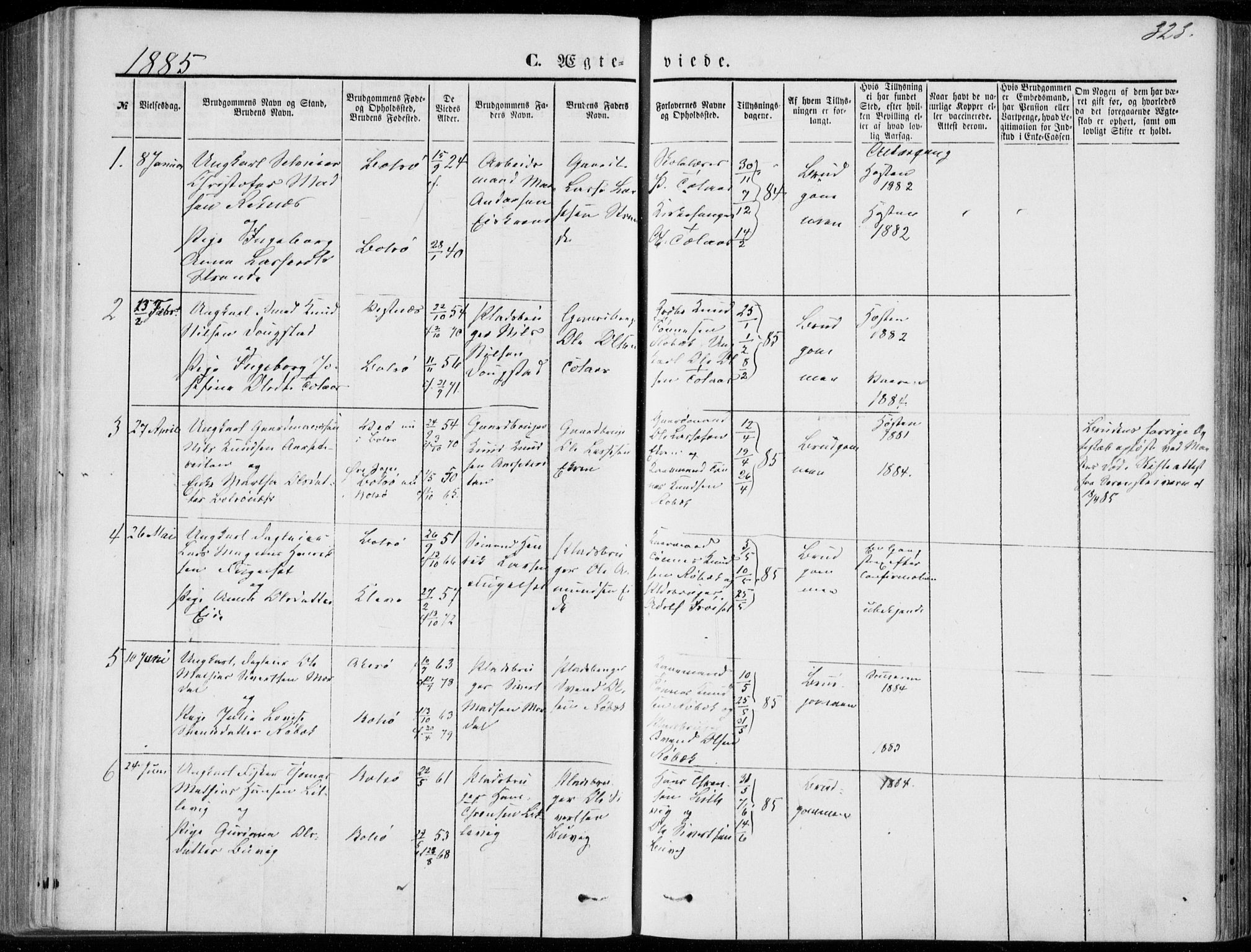 Ministerialprotokoller, klokkerbøker og fødselsregistre - Møre og Romsdal, SAT/A-1454/555/L0655: Parish register (official) no. 555A05, 1869-1886, p. 323