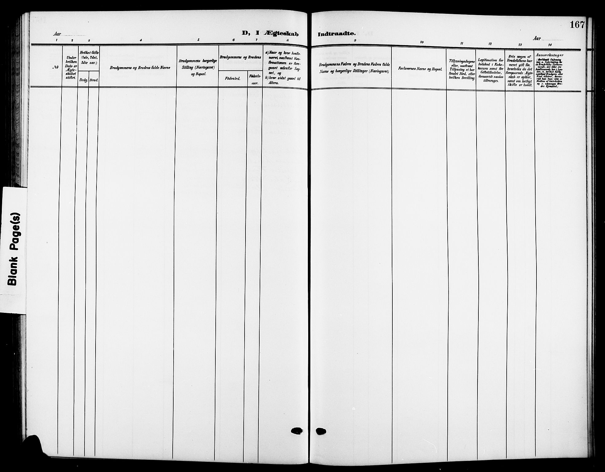 Nesodden prestekontor Kirkebøker, SAO/A-10013/G/Gb/L0001: Parish register (copy) no. II 1, 1905-1924, p. 167