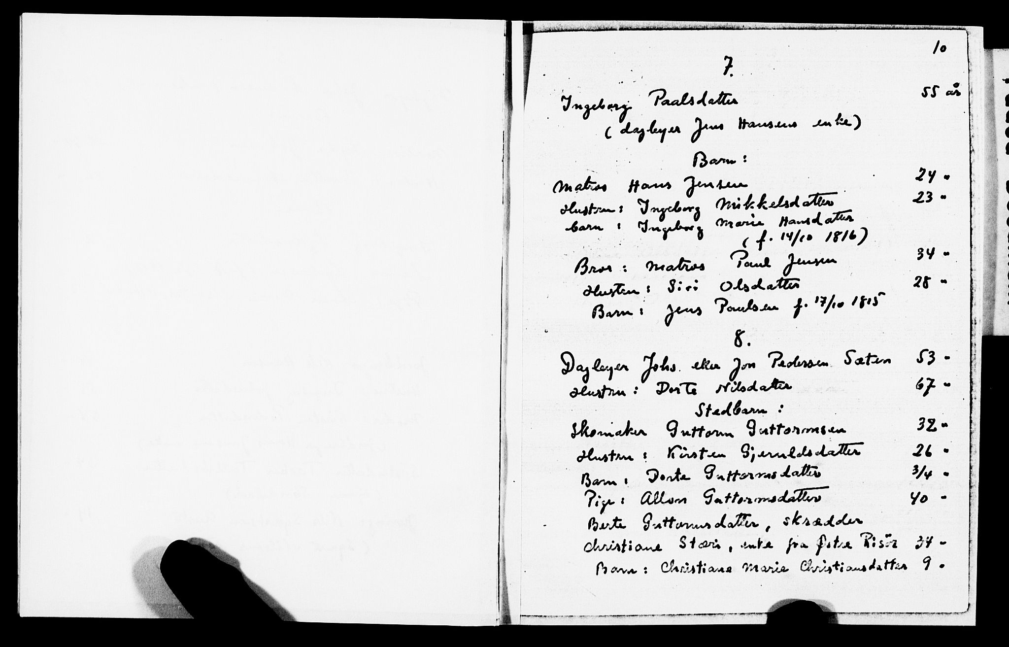 AAKS, Census 1815 for Dypvåg/Dypvåg (transcript), 1815, p. 10