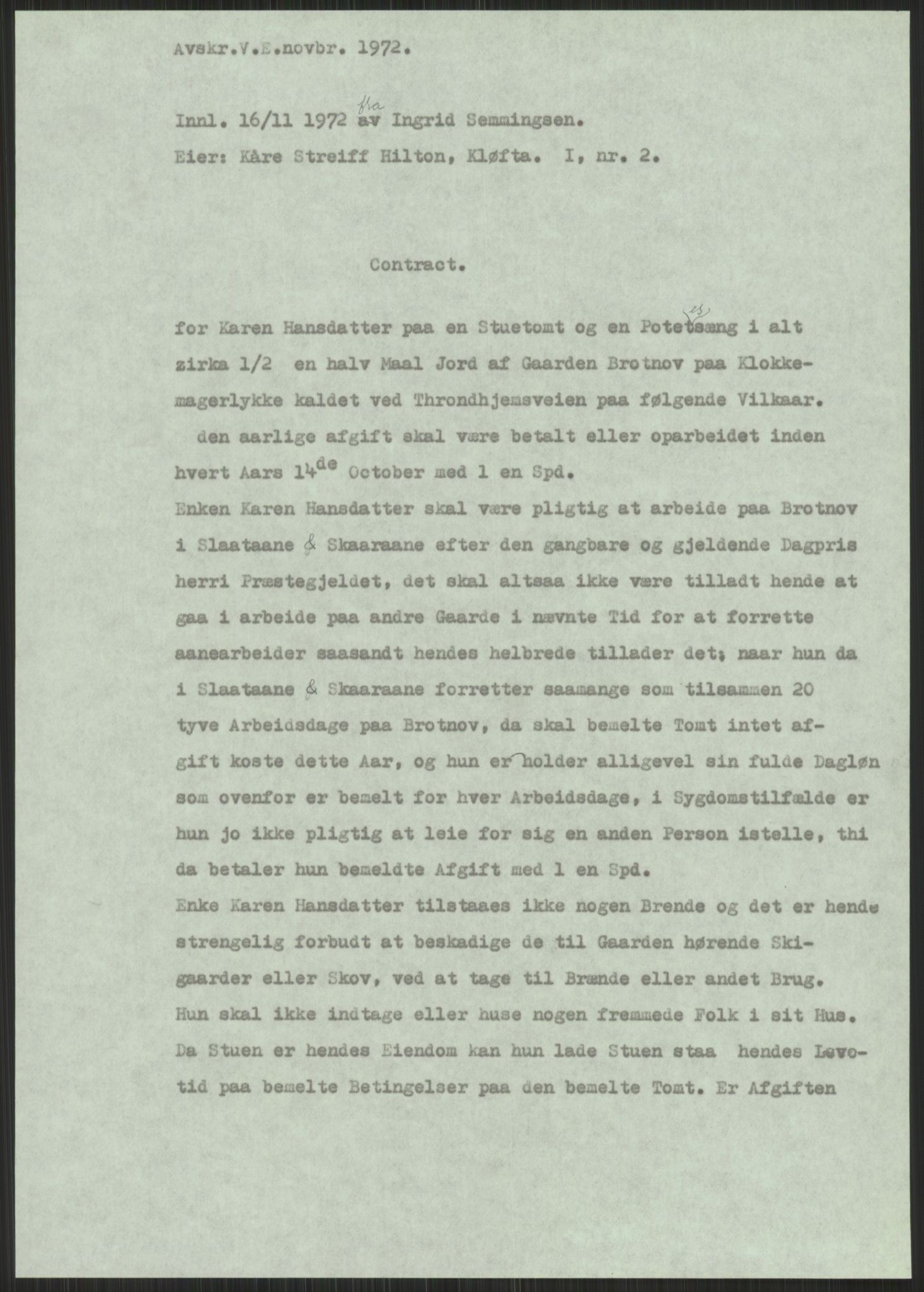 Samlinger til kildeutgivelse, Amerikabrevene, AV/RA-EA-4057/F/L0006: Innlån fra Akershus: Hilton - Solem, 1838-1914, p. 25