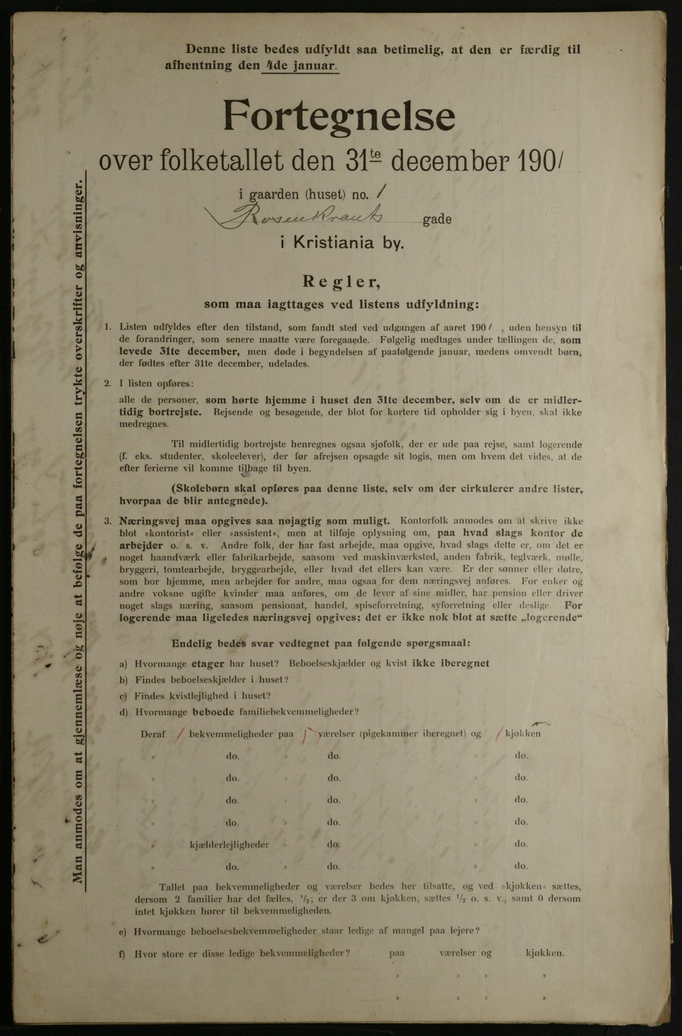 OBA, Municipal Census 1901 for Kristiania, 1901, p. 12840