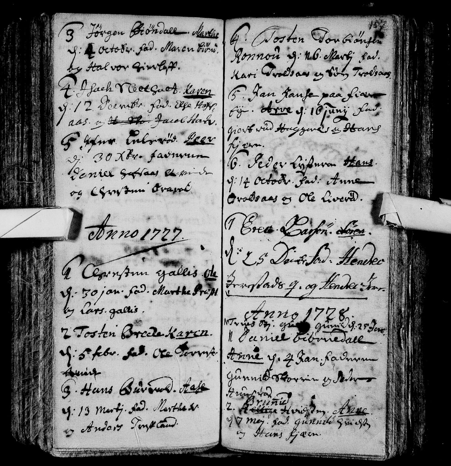 Andebu kirkebøker, SAKO/A-336/F/Fa/L0001: Parish register (official) no. 1 /2, 1623-1738, p. 157
