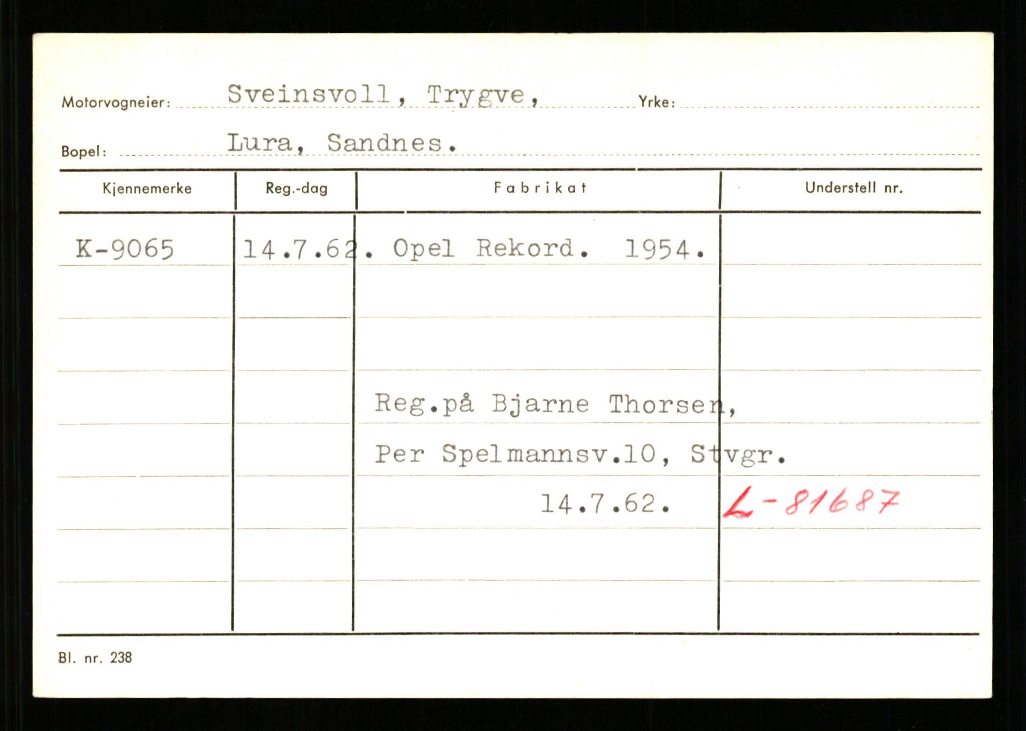 Stavanger trafikkstasjon, SAST/A-101942/0/G/L0002: Registreringsnummer: 5791 - 10405, 1930-1971, p. 2173