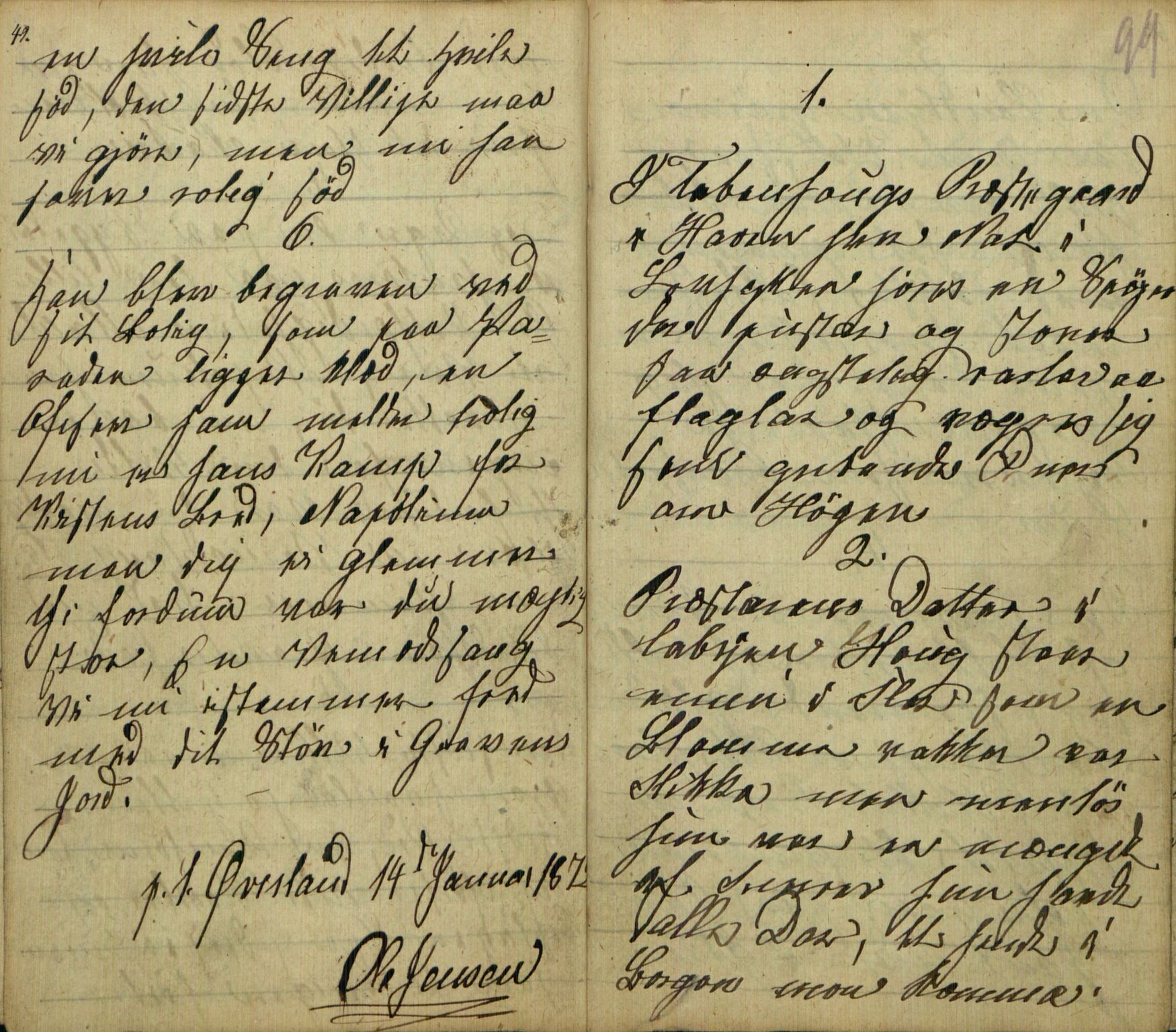 Rikard Berge, TEMU/TGM-A-1003/F/L0005/0018: 160-200 / 177 Handskriven visebok. Tilhører Aasheim af Sigjords Præstegjeld, 1870. Vise, 1870, p. 98-99