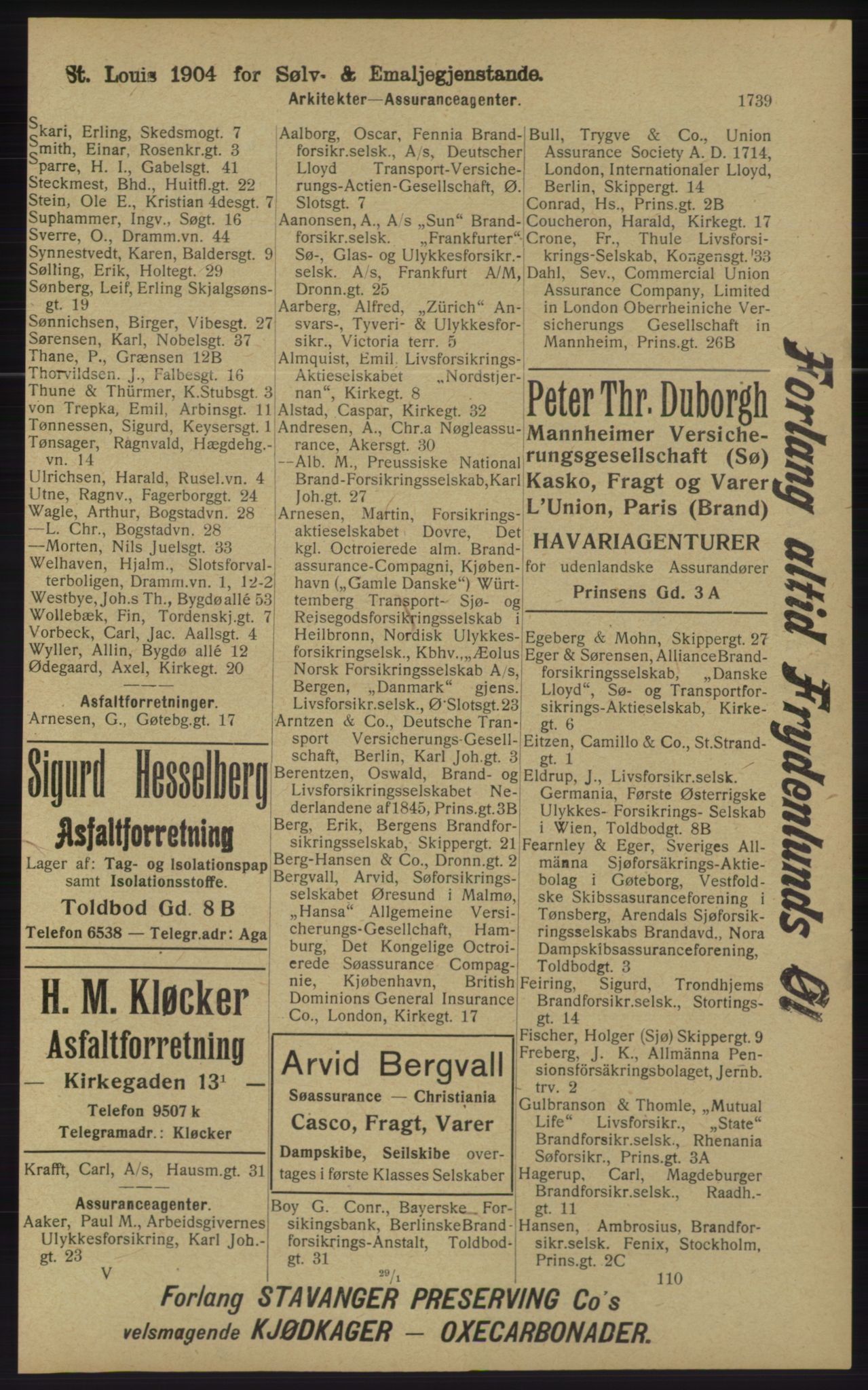 Kristiania/Oslo adressebok, PUBL/-, 1913, p. 1695
