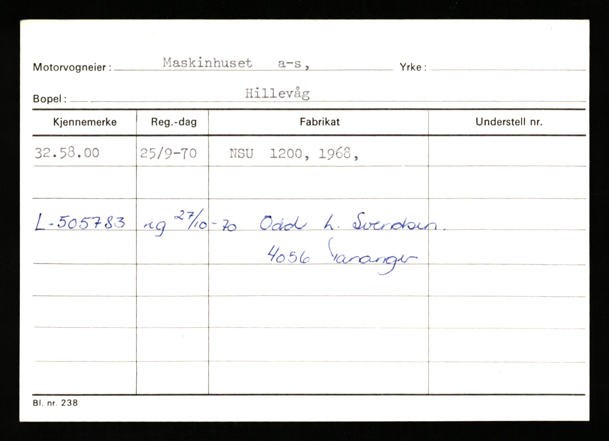 Stavanger trafikkstasjon, AV/SAST-A-101942/0/G/L0011: Registreringsnummer: 240000 - 363477, 1930-1971, p. 2279