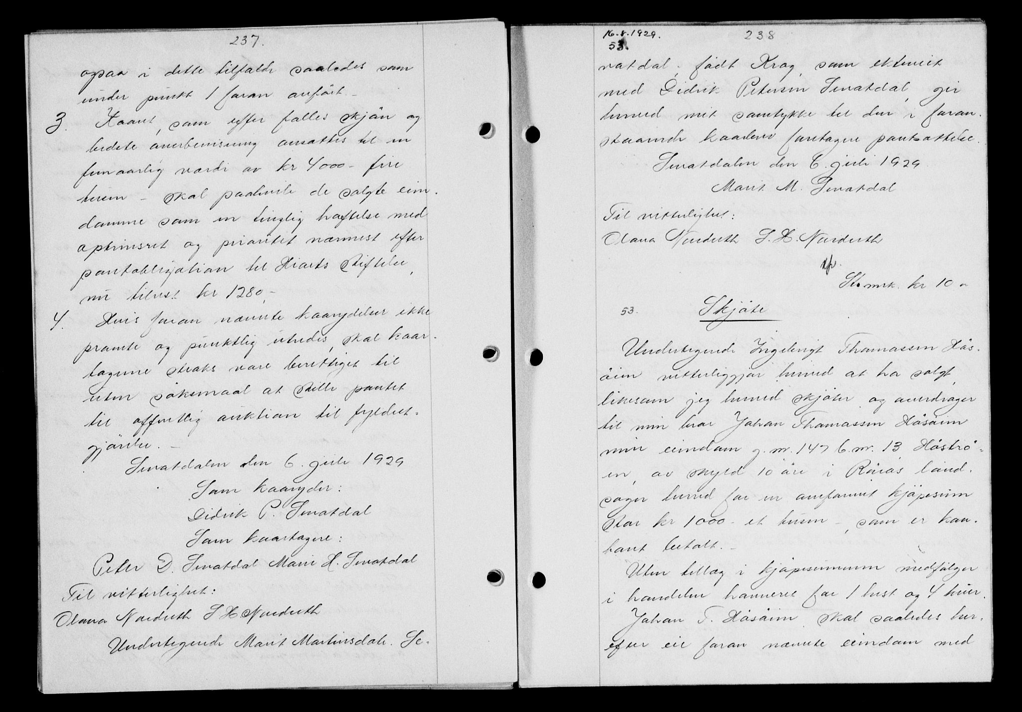 Gauldal sorenskriveri, AV/SAT-A-0014/1/2/2C/L0038: Mortgage book no. 39, 1929-1930, Deed date: 16.08.1929